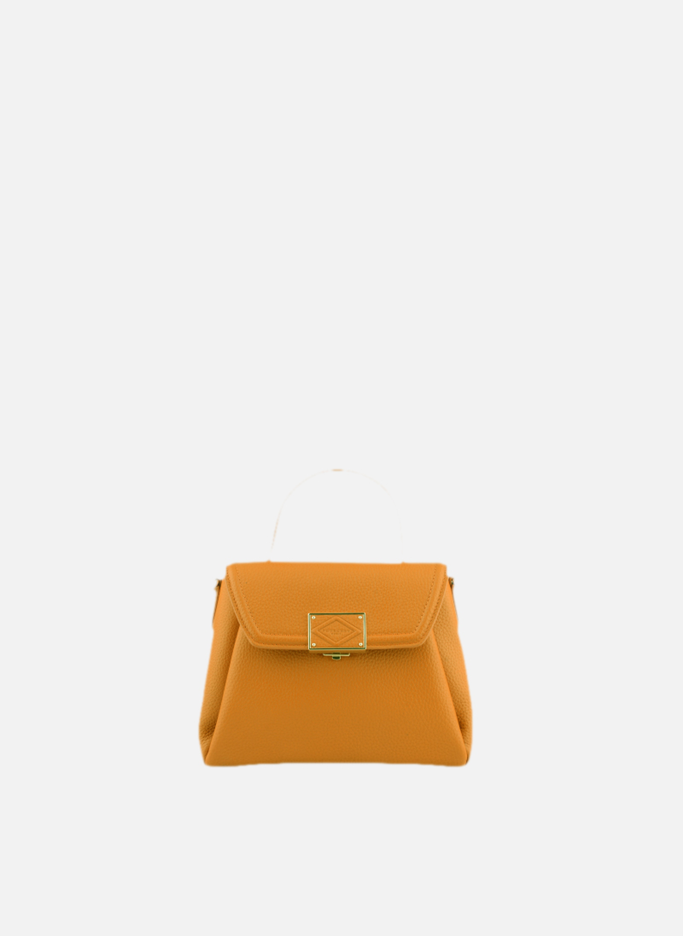 Carat | sac porté épaule en cuir de vachette POURCHET Jaune