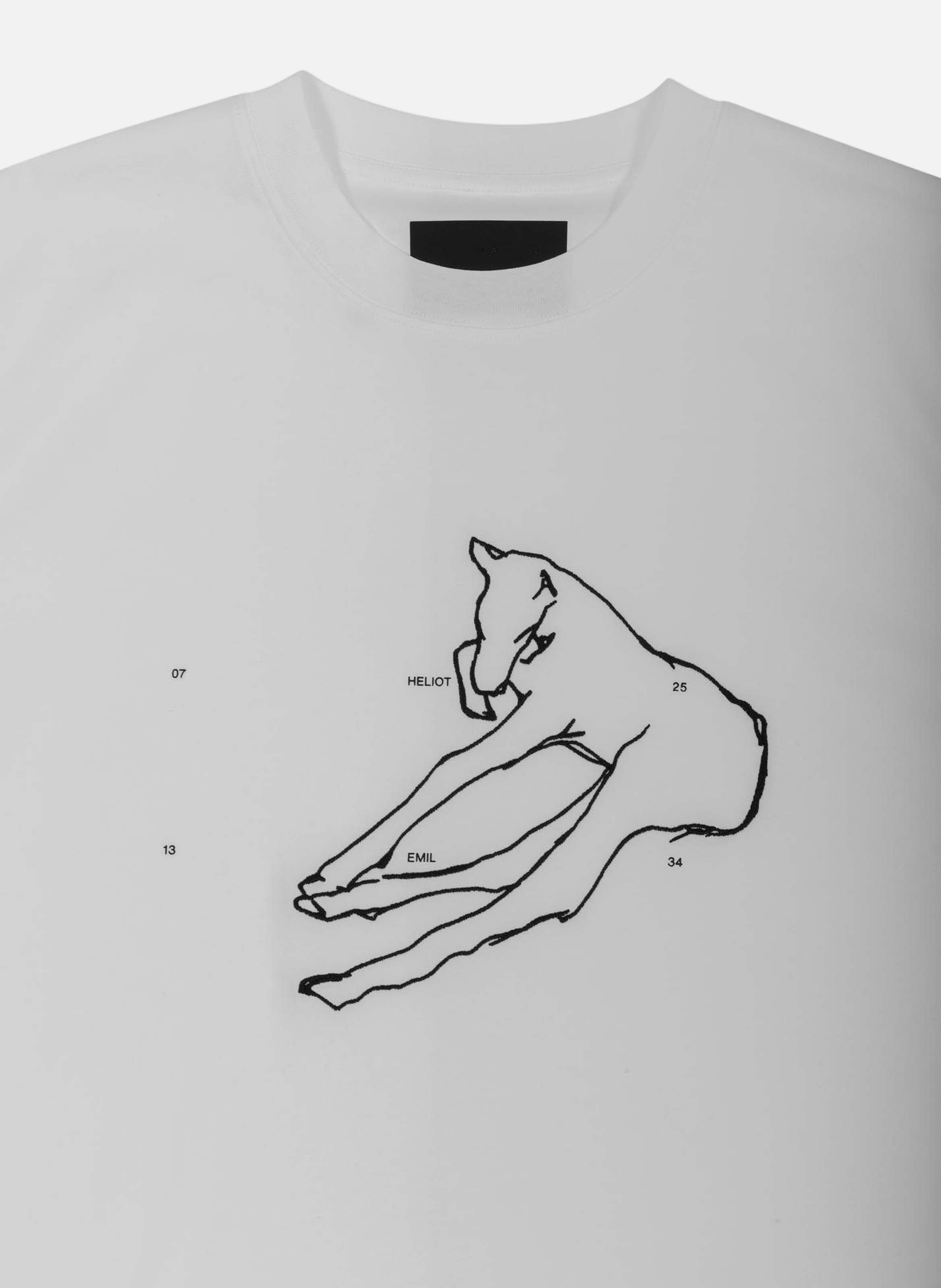 T-shirt colt HELIOT EMIL Blanc