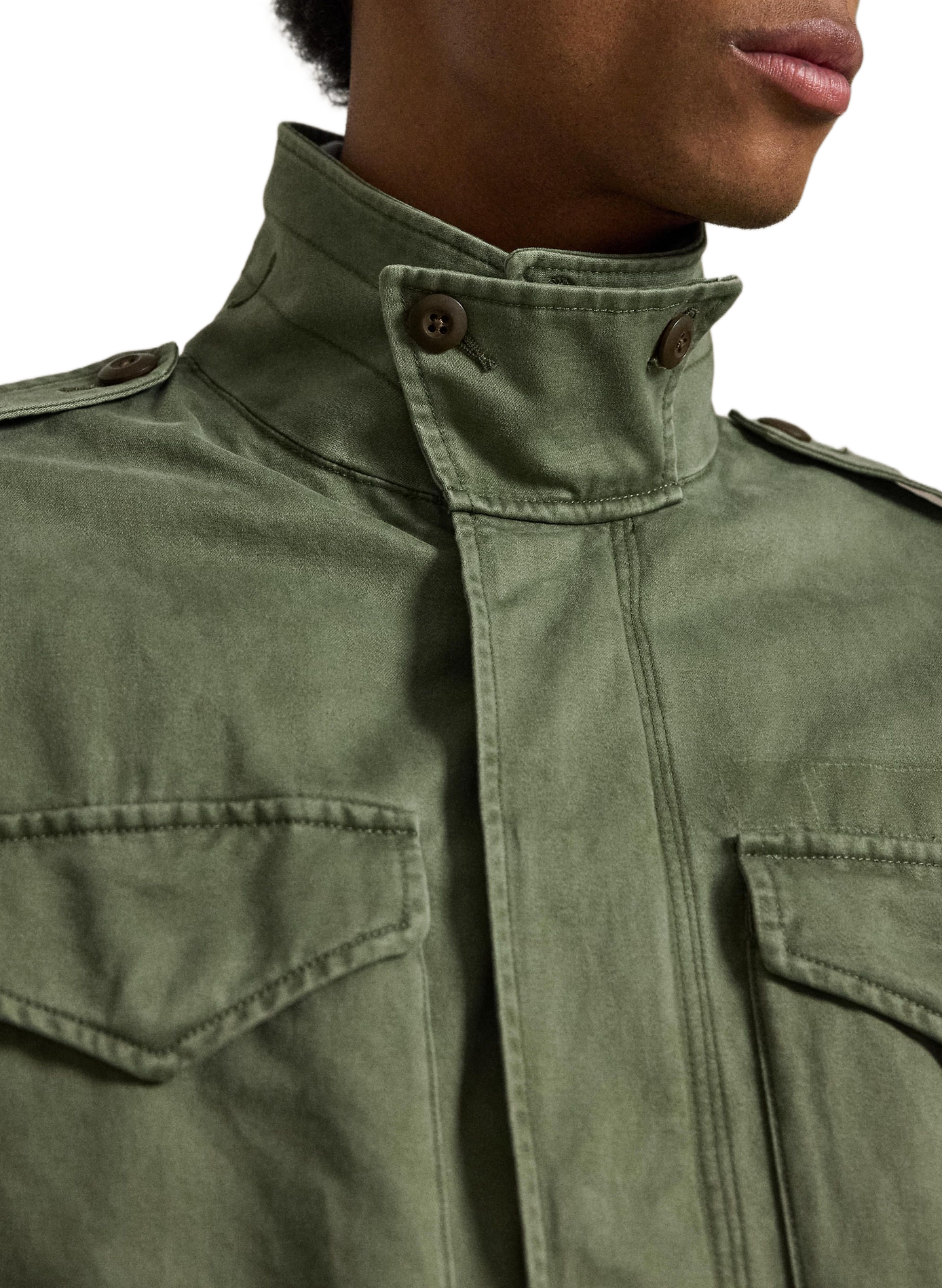 Veste à fermeture zippée en coton POLO RALPH LAUREN Vert
