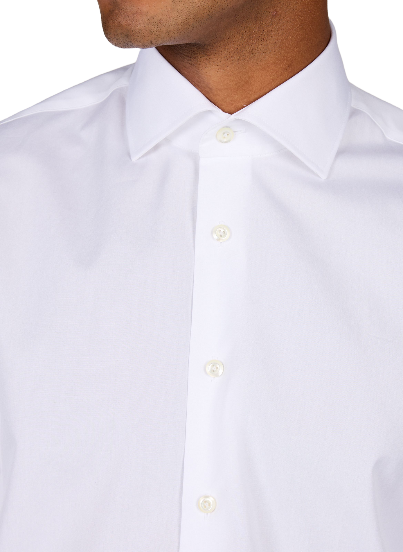 Chemise slim en coton VAN LAACK Blanc