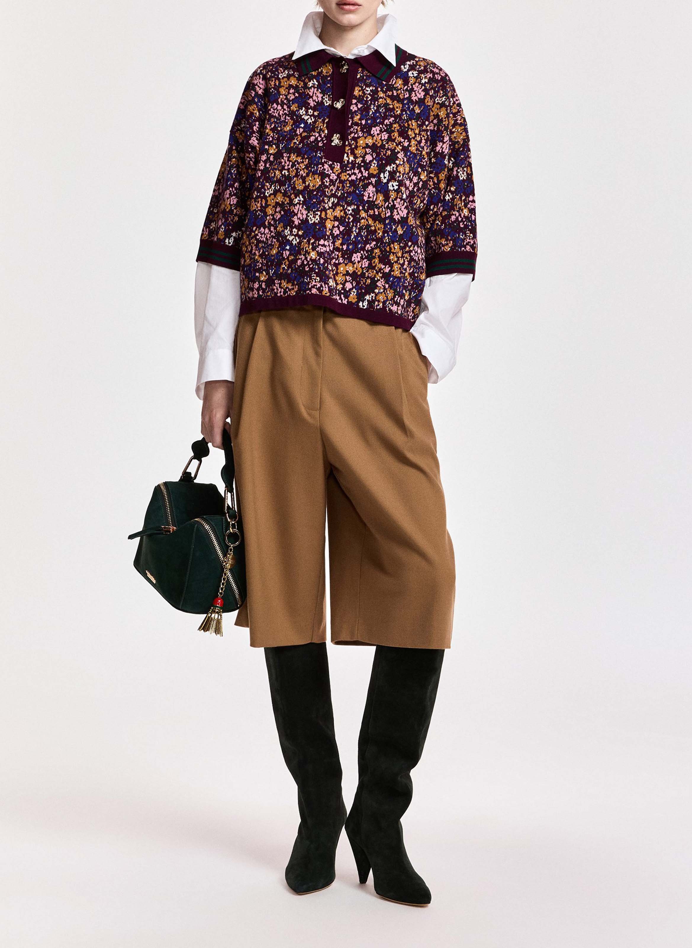 Polo droit imprimé floral kartos ESSENTIEL ANTWERP Multicolore