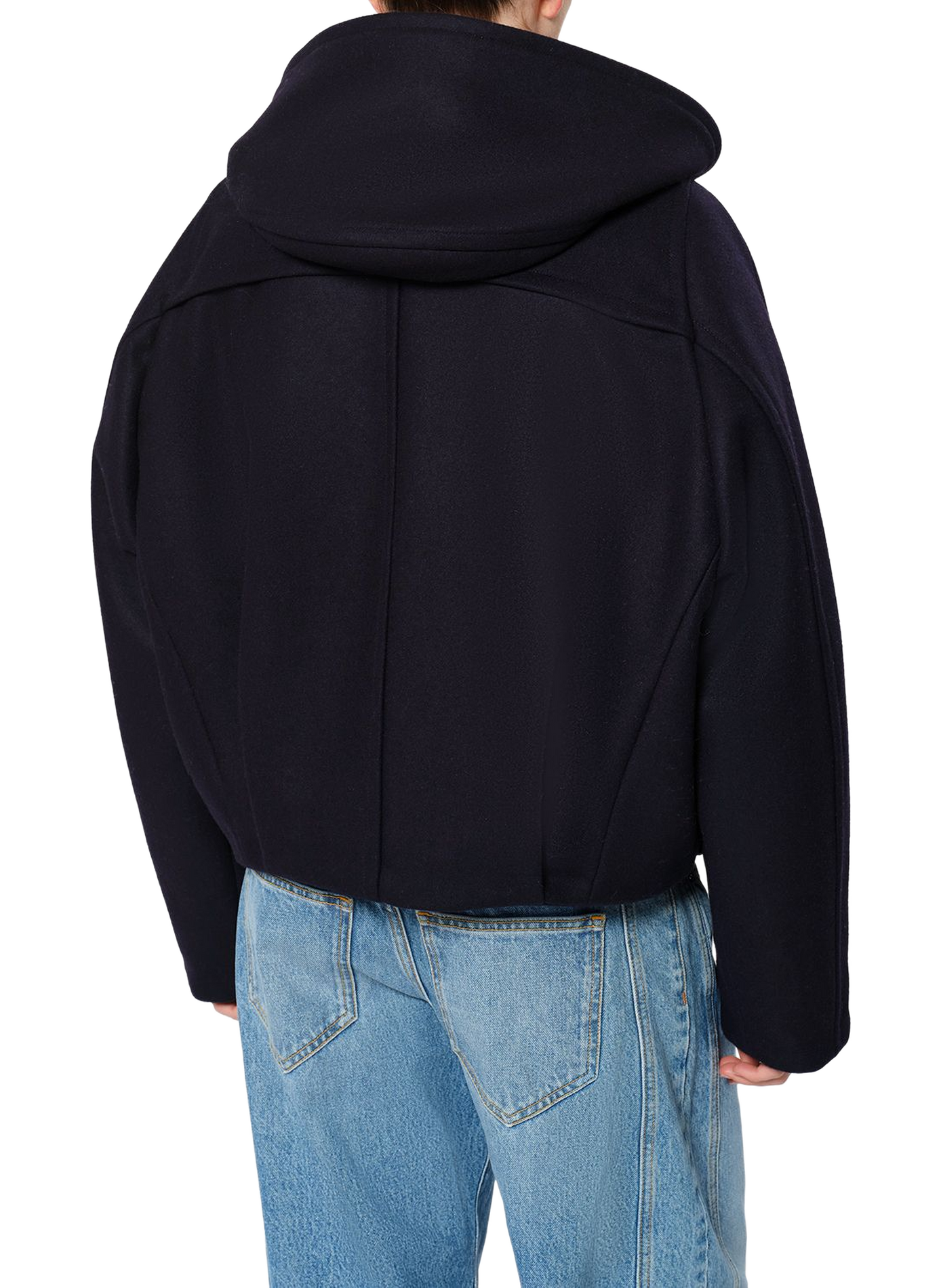 Kurzer Caban-Mantel Trixie aus Wolle und Kaschmir ISABEL MARANT Blau