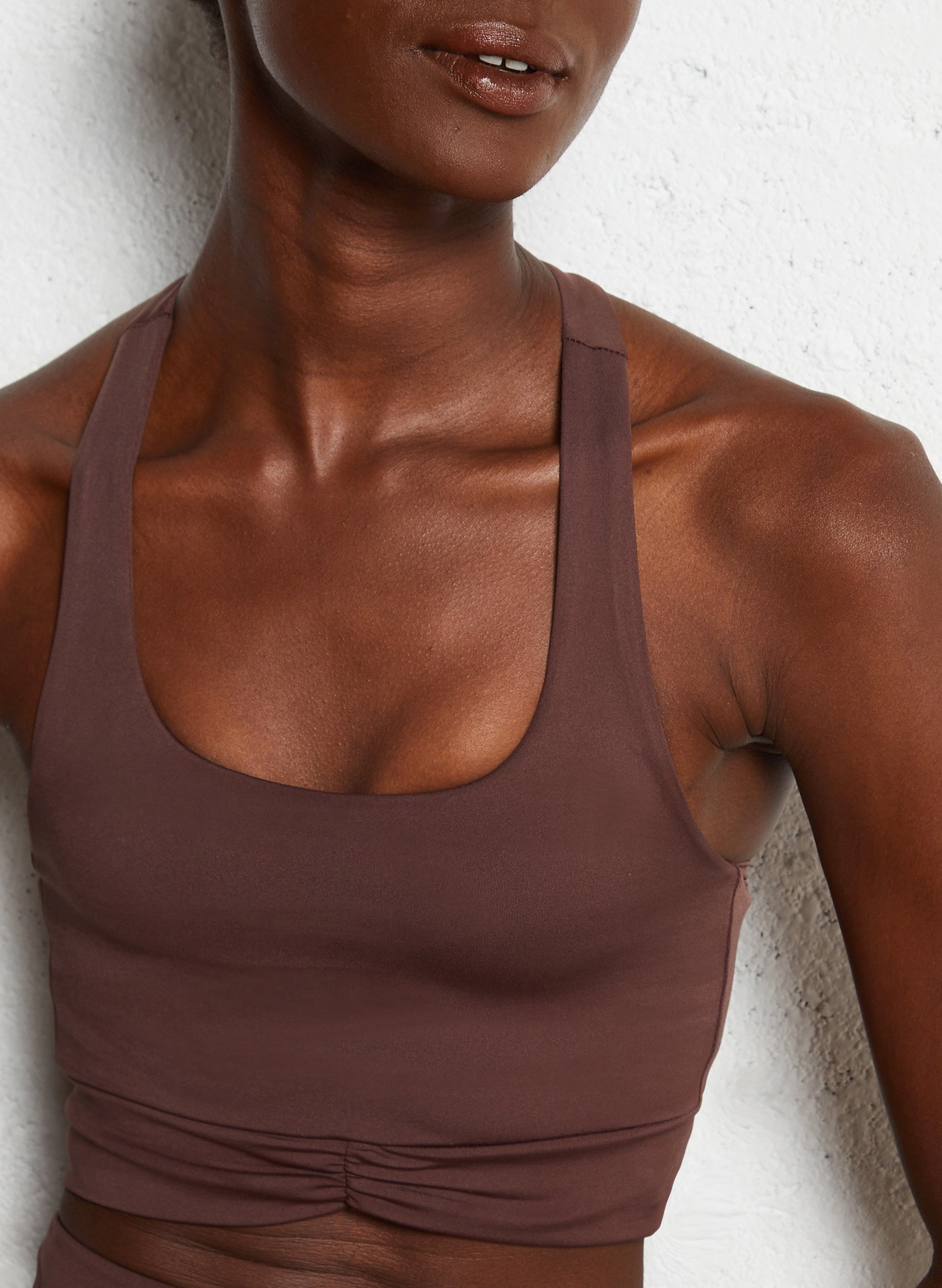 Brassière de sport gisor BA&SH Marron