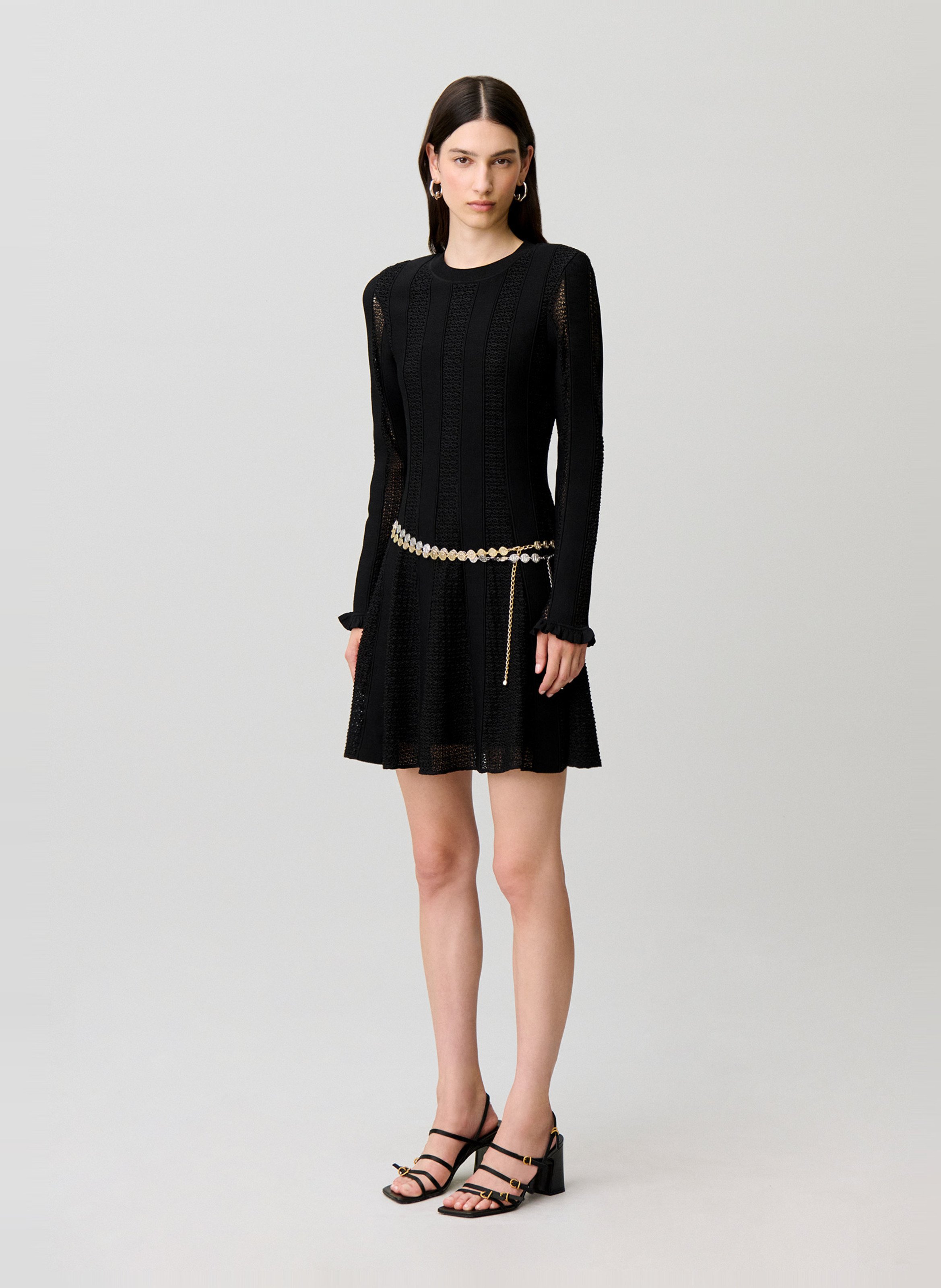 Robe courte évasée CLAUDIE PIERLOT Noir