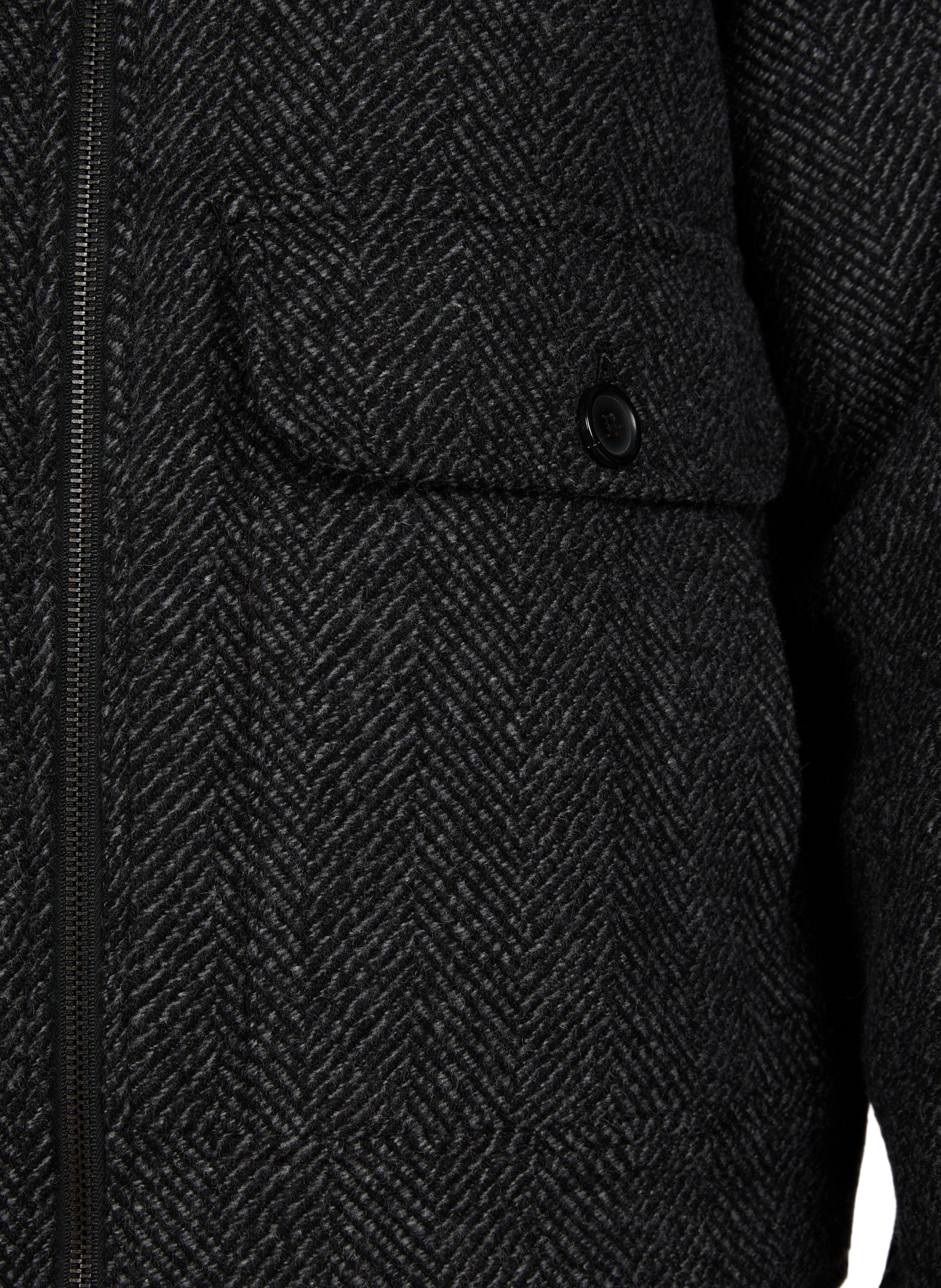Jacket with classic collar in mixed wool PAUL SMITH Black