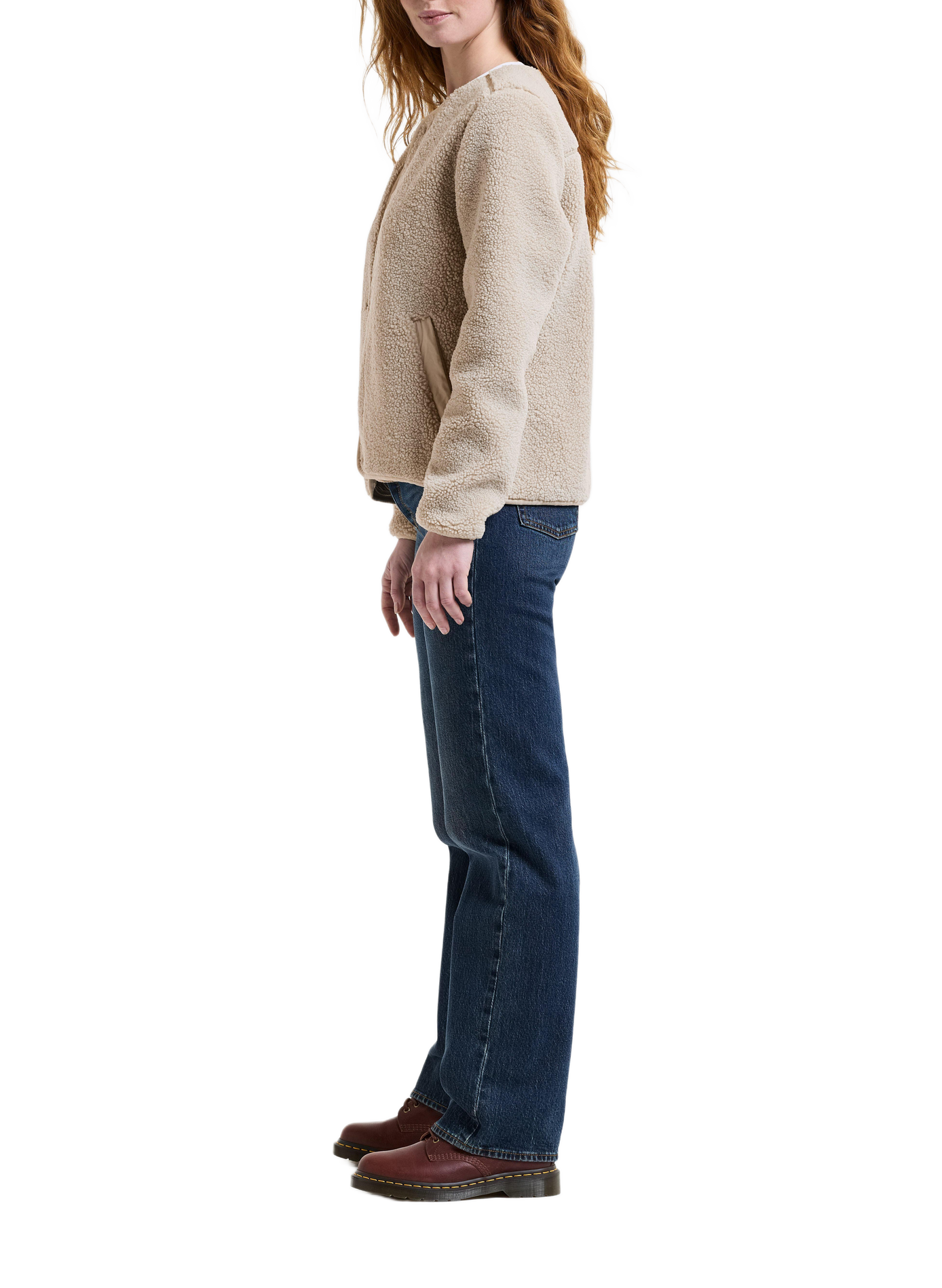 SELMA jacket in soft fleece DIDRIKSONS Beige
