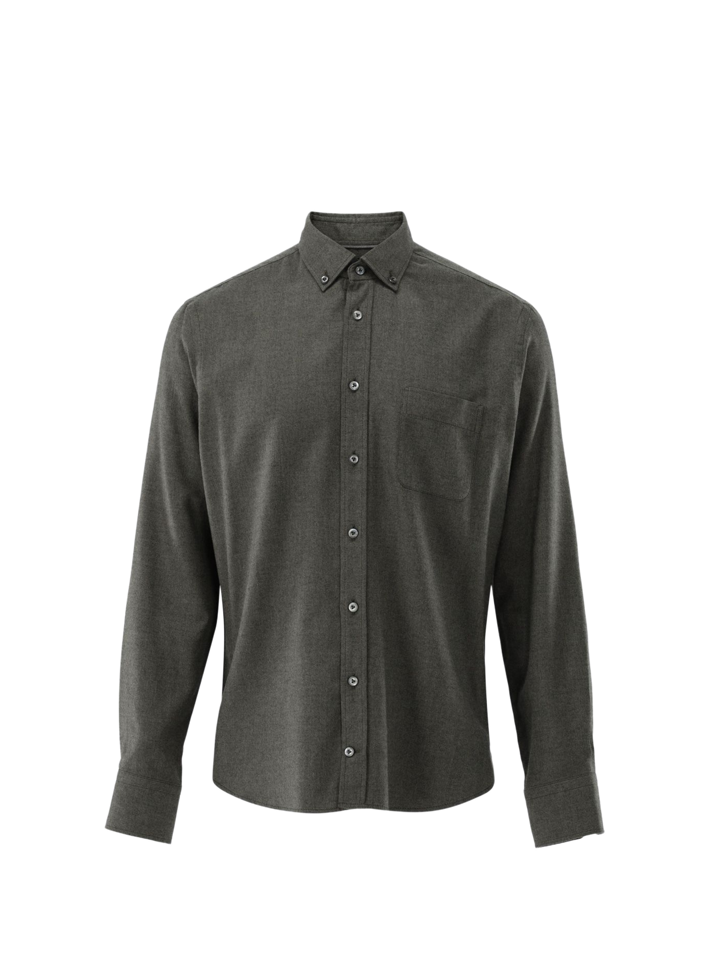Slim cotton-blend shirt VAN LAACK Green