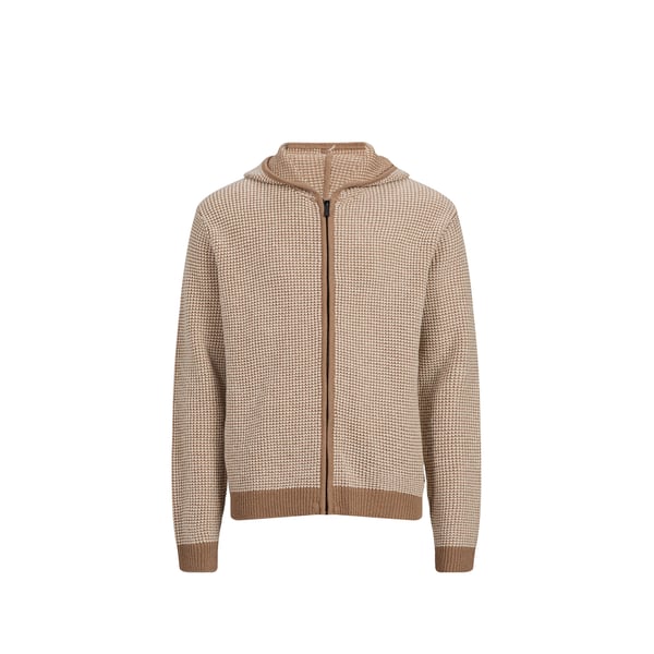 Cardigan droit zippé à capuche Cardigan droit zippé à capuche