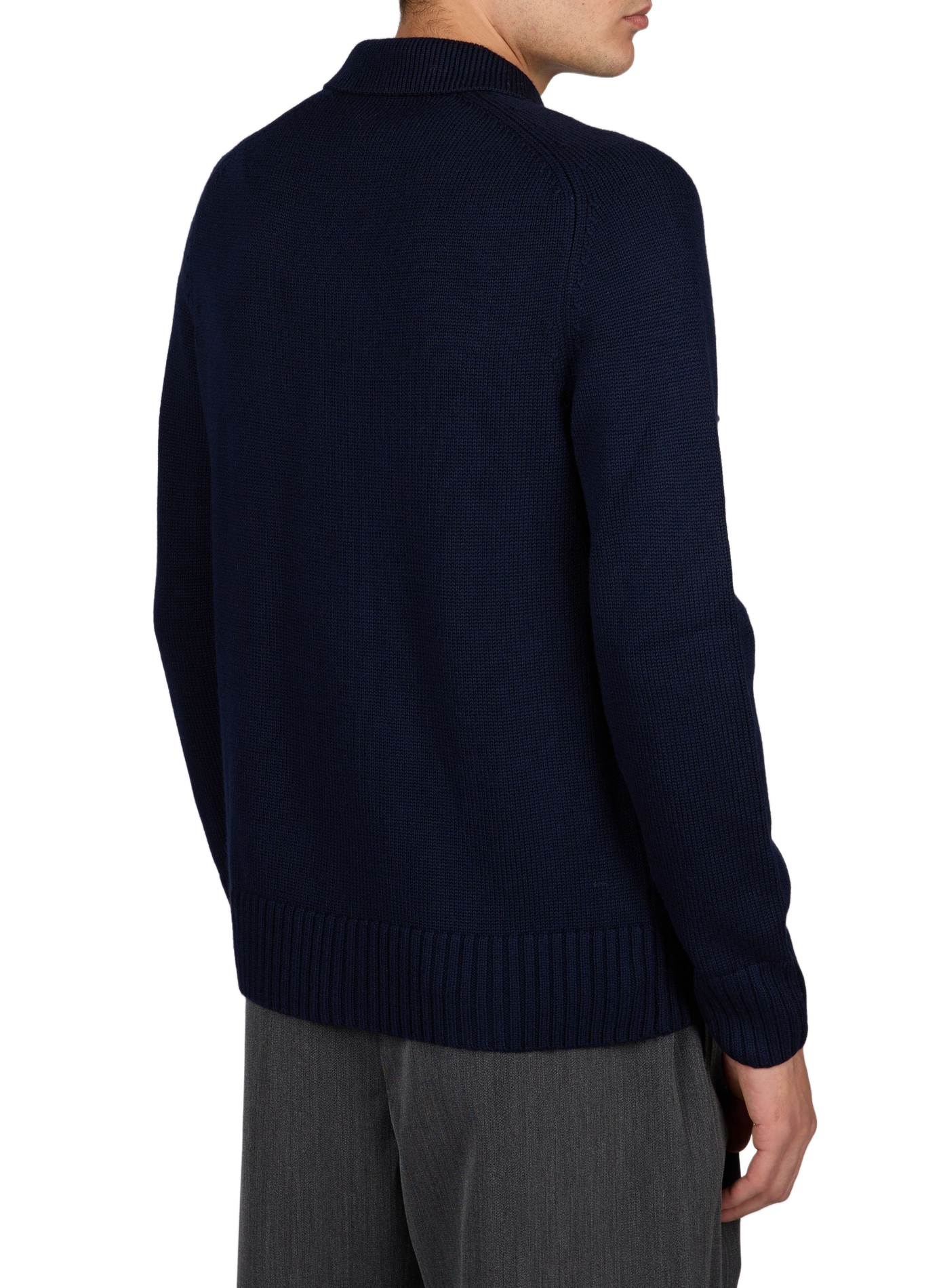 Wollweste mit Knöpfen WINDSOR Blau