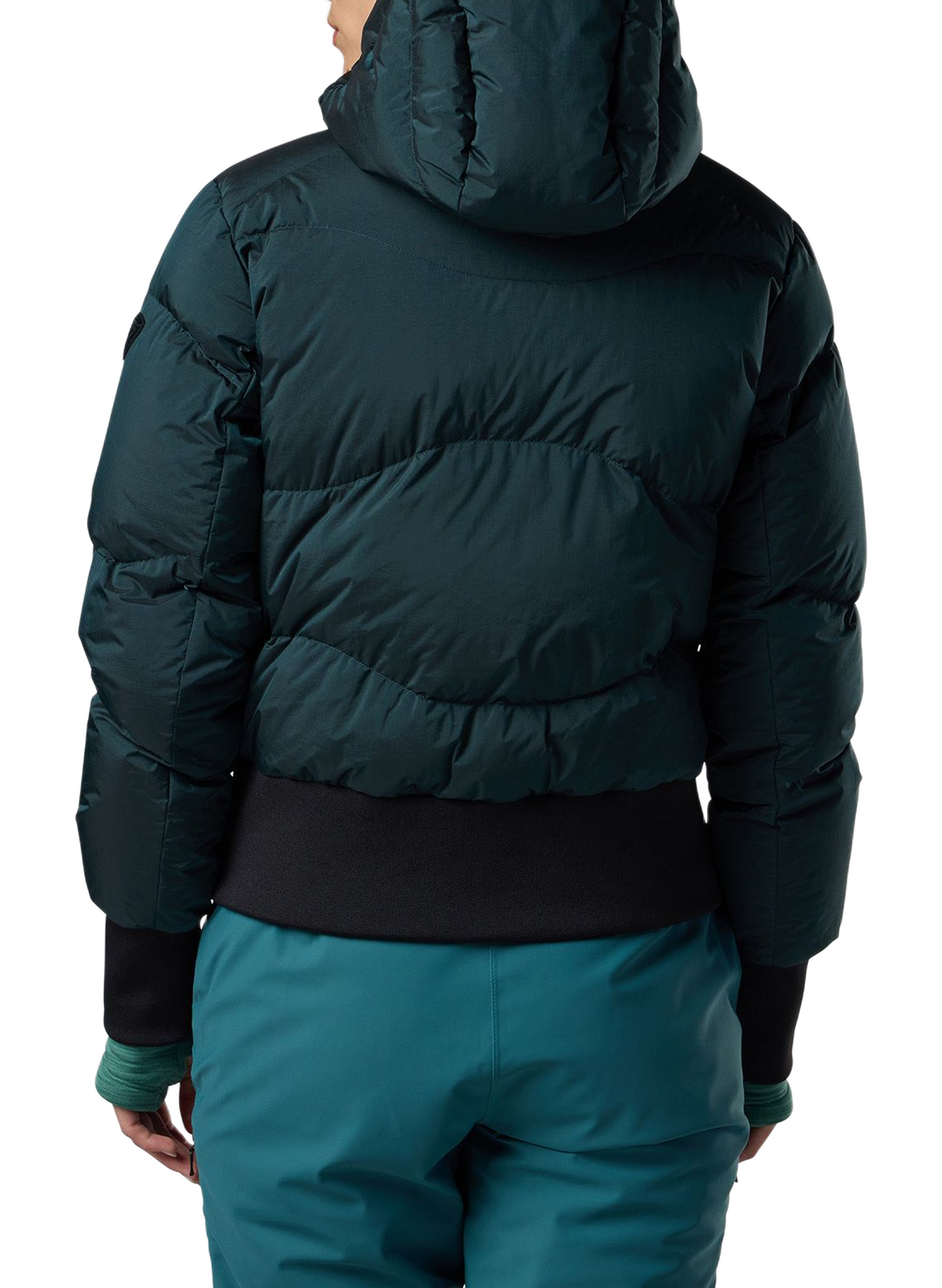 Snowblaze ski jacket with a quilted stand collar ROSSIGNOL Green