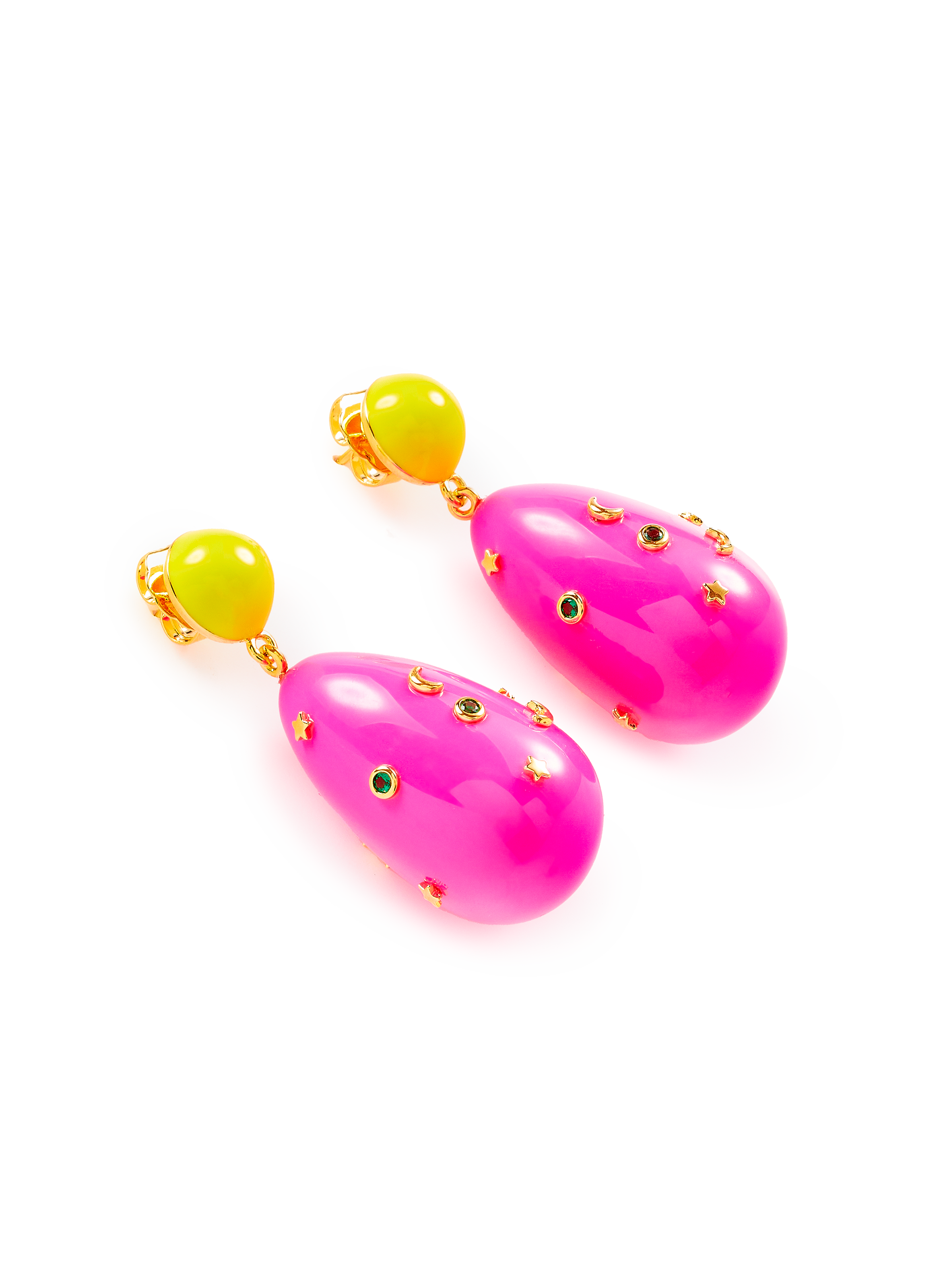 Boucles d'oreille avec cristaux