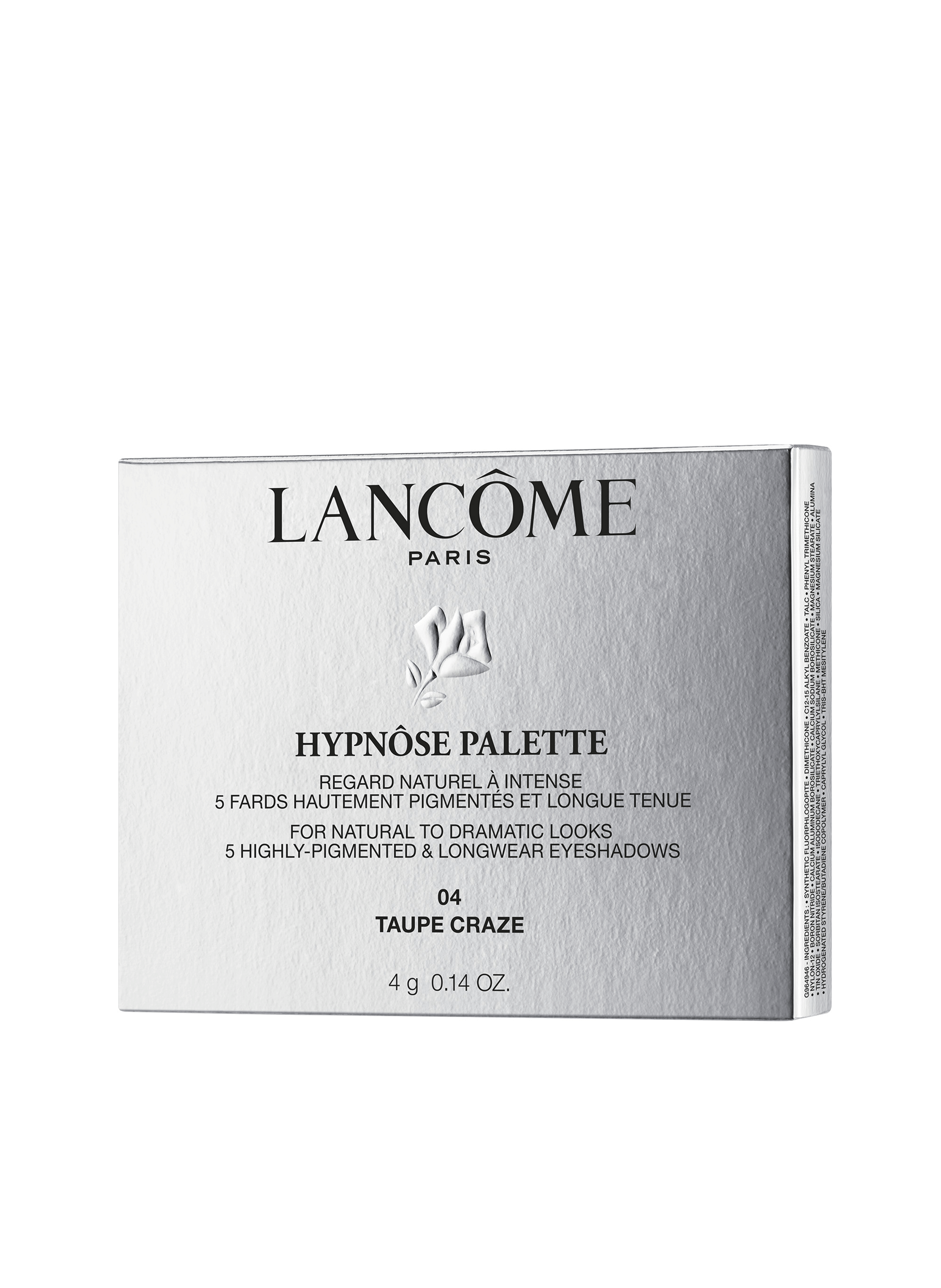 Hypnôse highly pigmented 5-shade eyeshadow palette LANCÔME 04 taupe craze