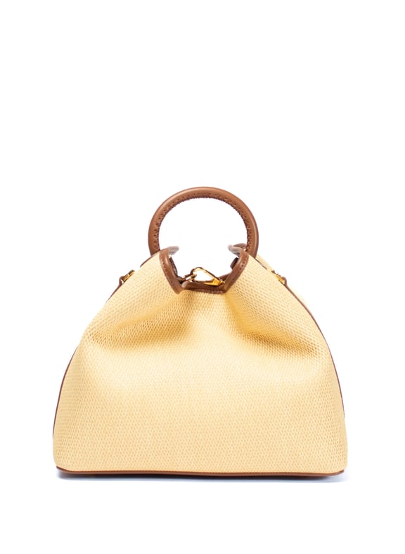 Sac à main raisin en raphia Marron by ELLEME ELLEME Sac à main raisin en raphia Marron