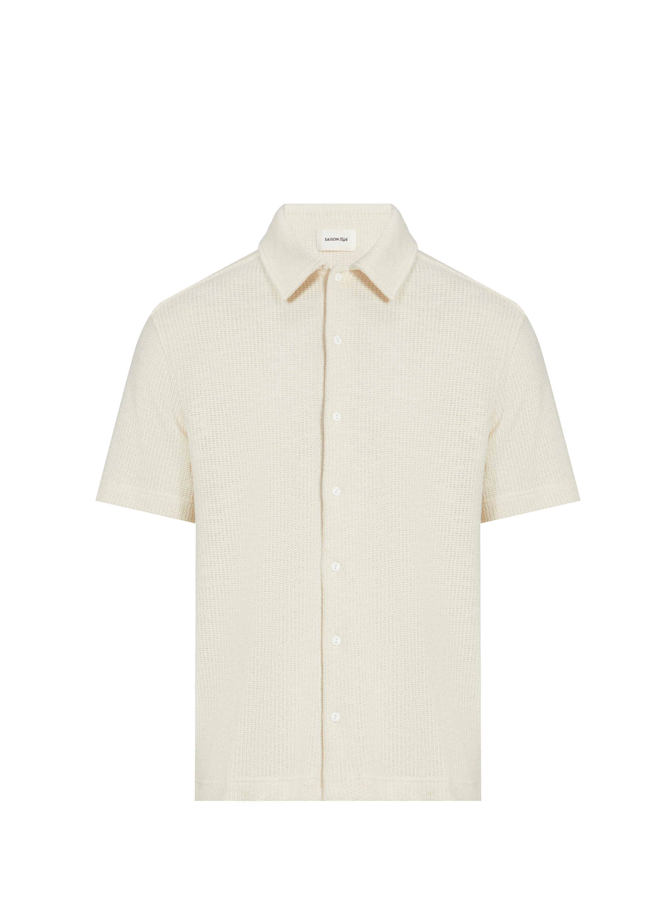 Cotton eyelet shirt SAISON 1865 Beige