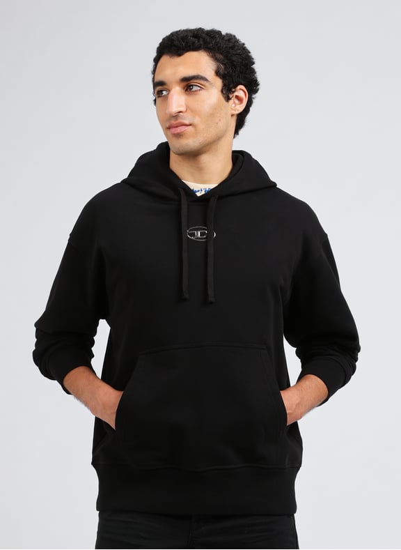 Hoodie en coton Noir by DIESEL DIESEL Hoodie en coton Noir