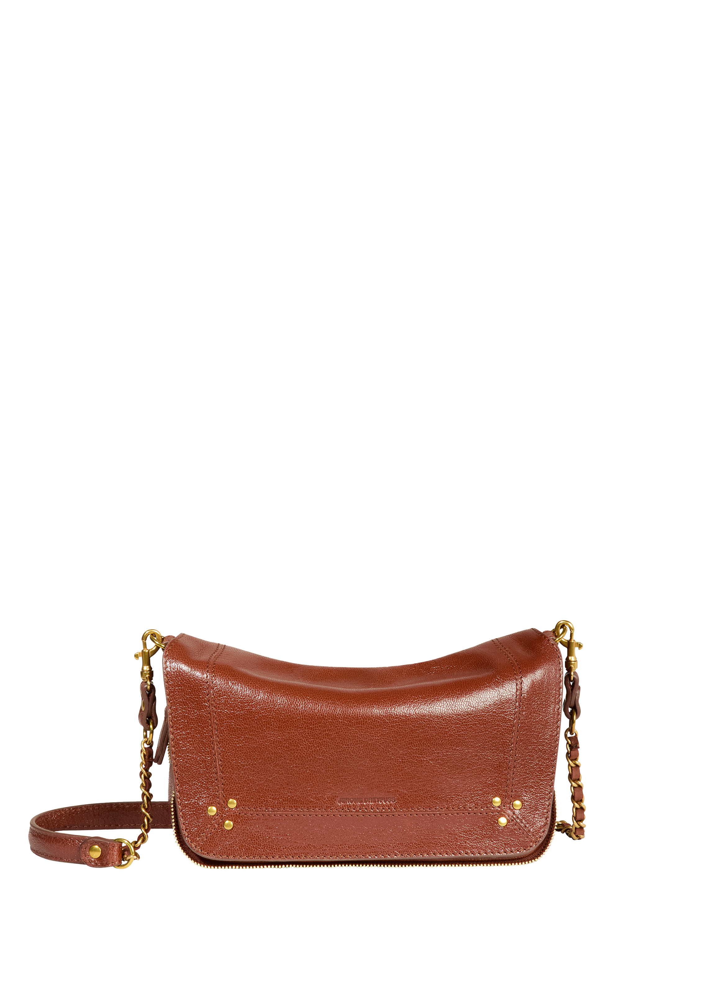 Sac à bandoulière Bobi S en cuir de chèvre JÉRÔME DREYFUSS Marron