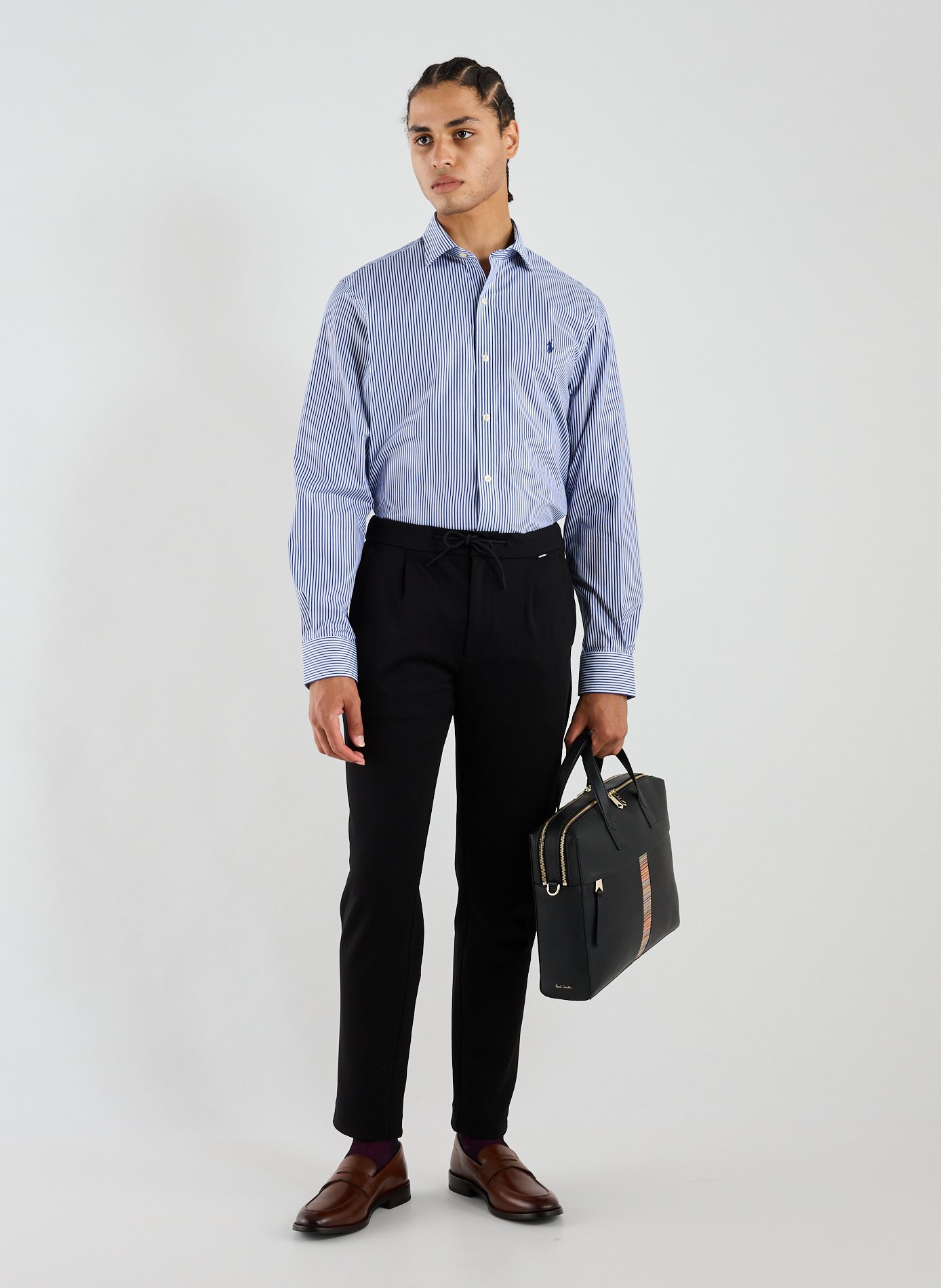 Leather briefcase PAUL SMITH Black