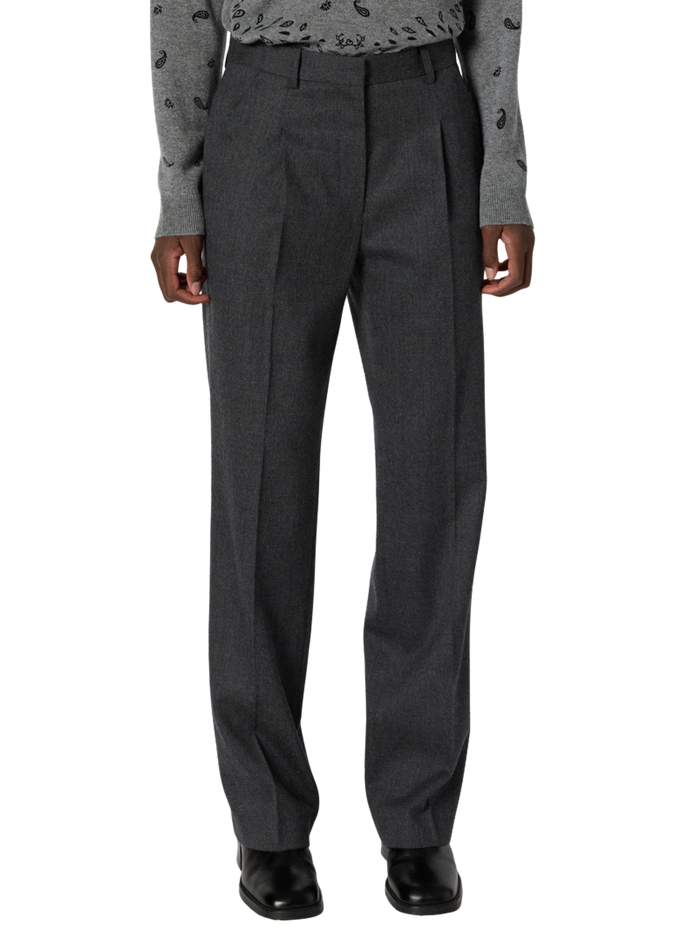 Pantalon flare de tailleur - celina GERARD DAREL Gris