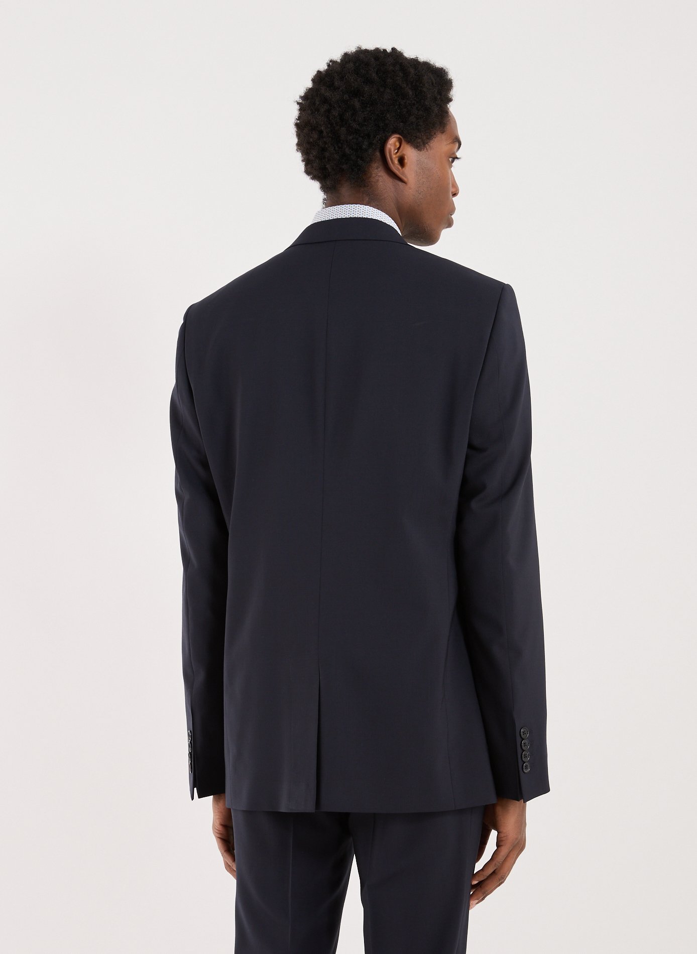 Solid wool blend blazer AU PRINTEMPS PARIS Blue