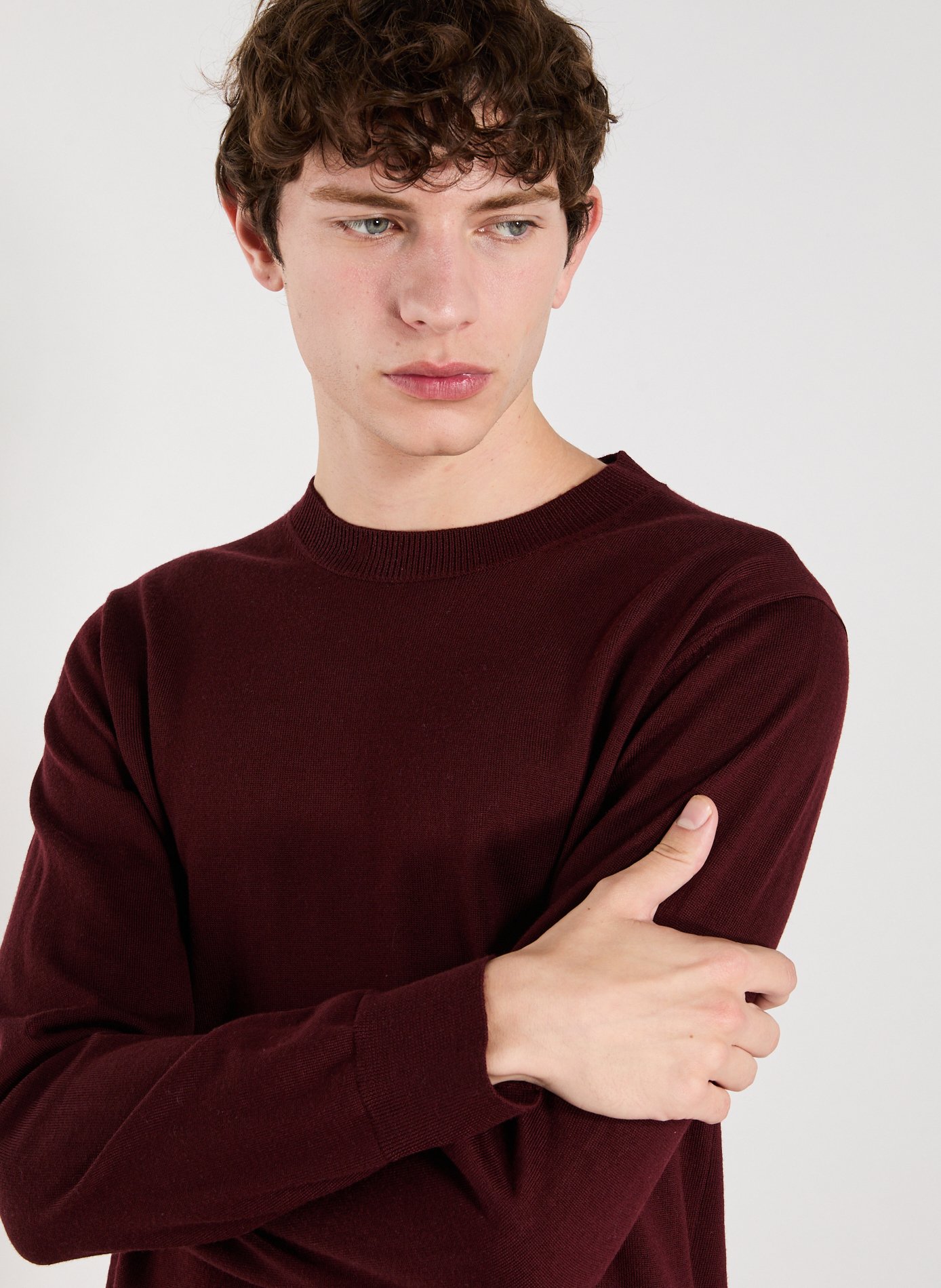 Pull en laine mérinos Flex AU PRINTEMPS PARIS Rouge