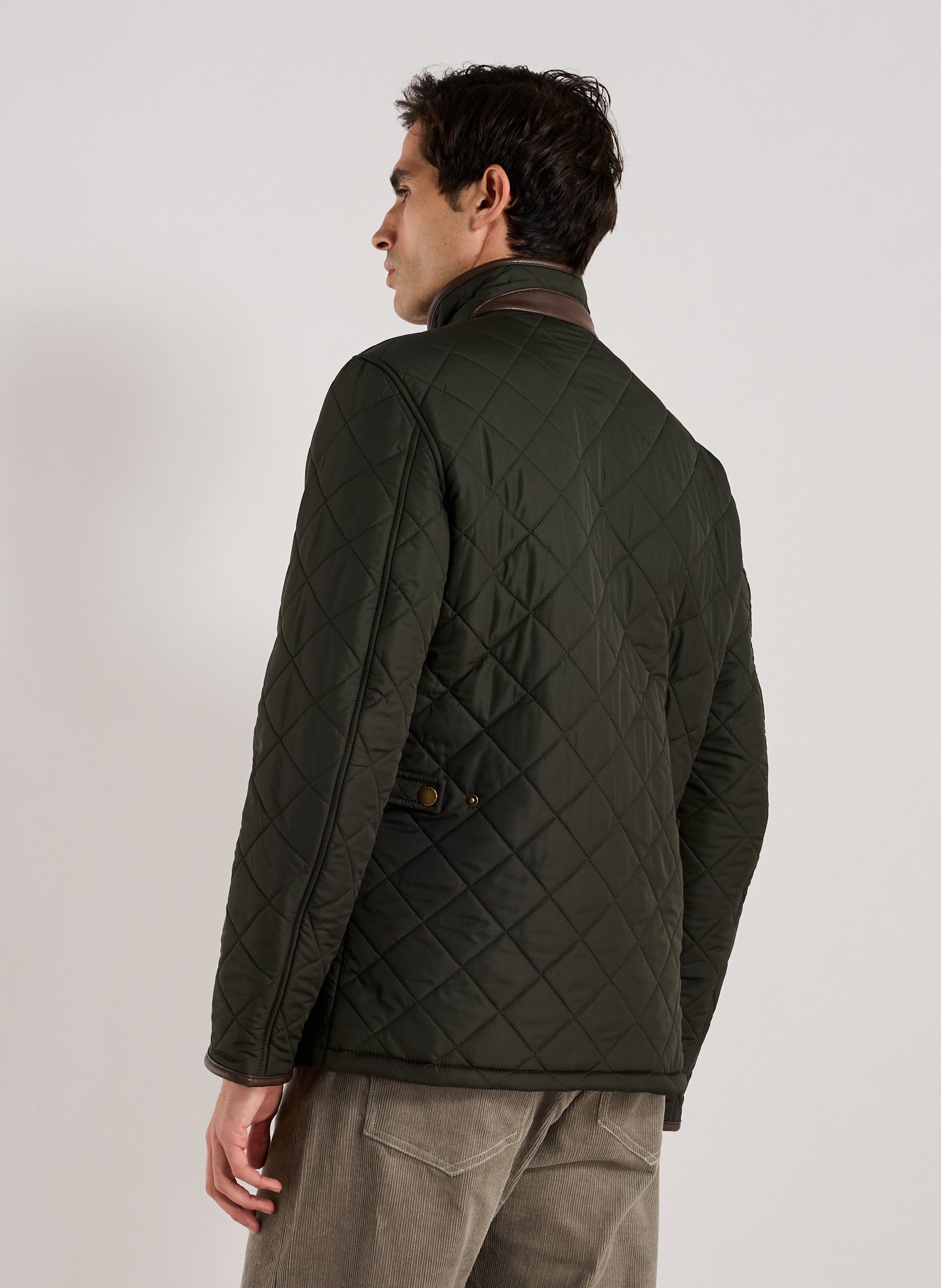 Blouson droit col montant BARBOUR Vert