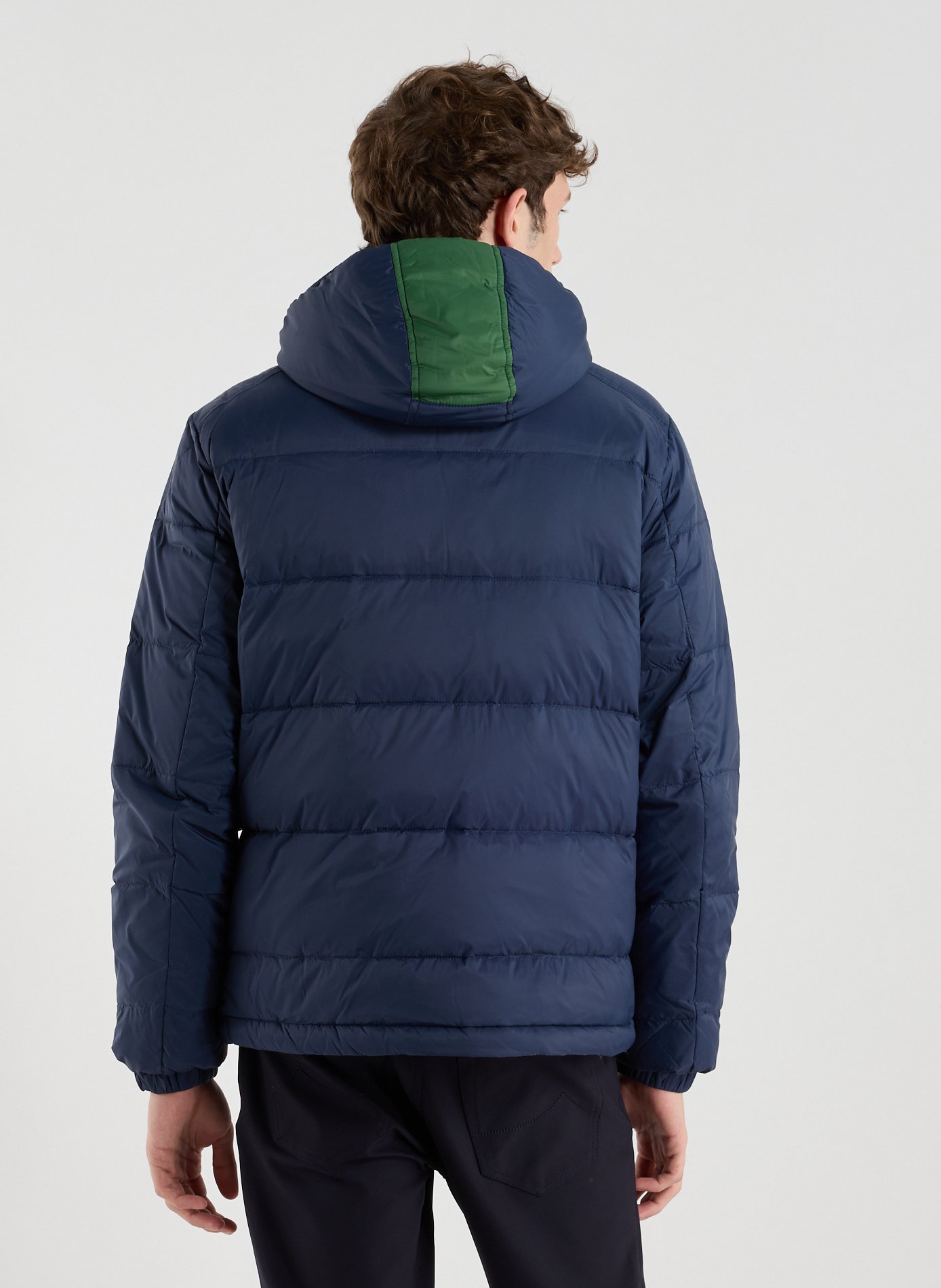 Doudoune manches longues à capuche amovible LA MARTINA Bleu