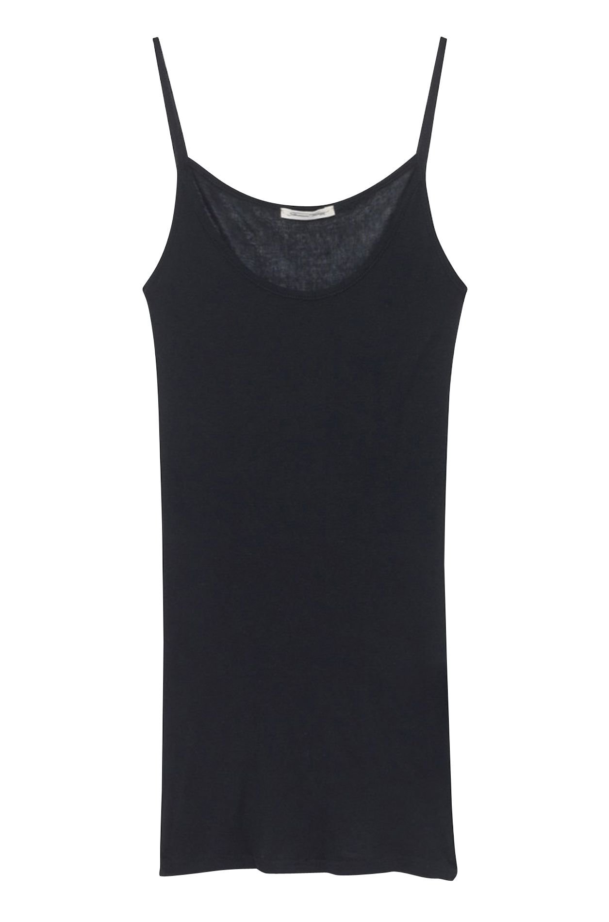 Débardeur col rond en coton Massachusetts AMERICAN VINTAGE Noir