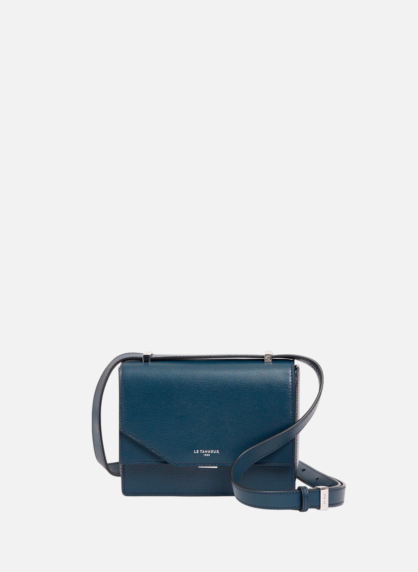 Mini sac bandoulière naya en cuir liégé BleuLE TANNEUR