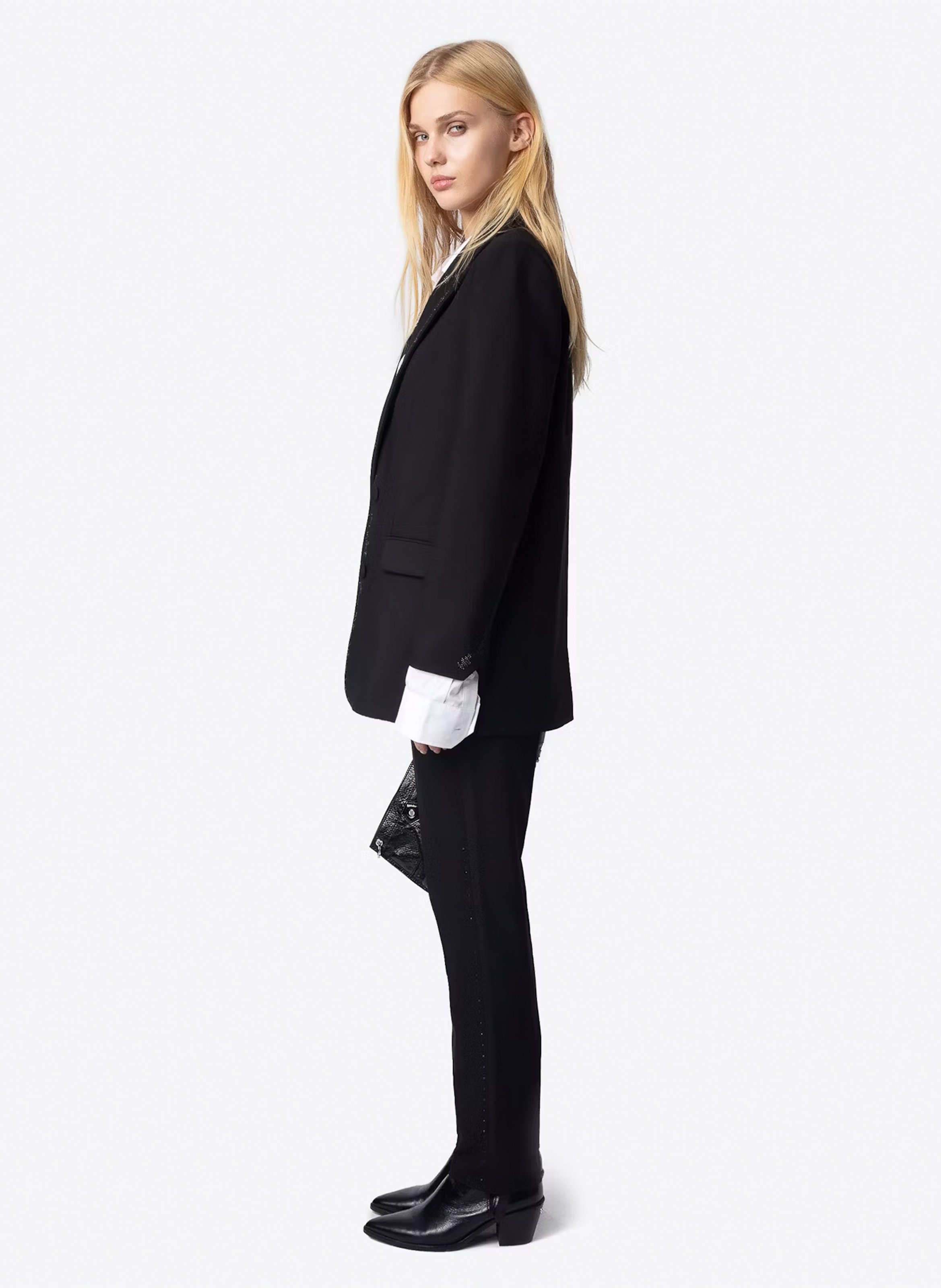 Blazer droit structuré viva ZADIG&VOLTAIRE Noir