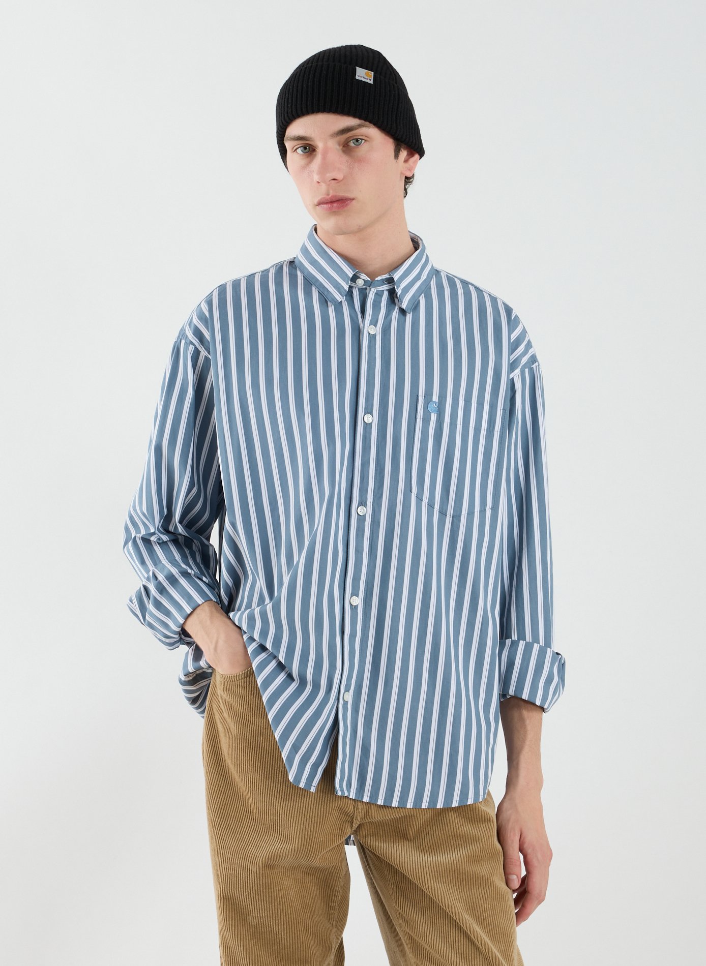 Linen shirt CARHARTT WIP Blue