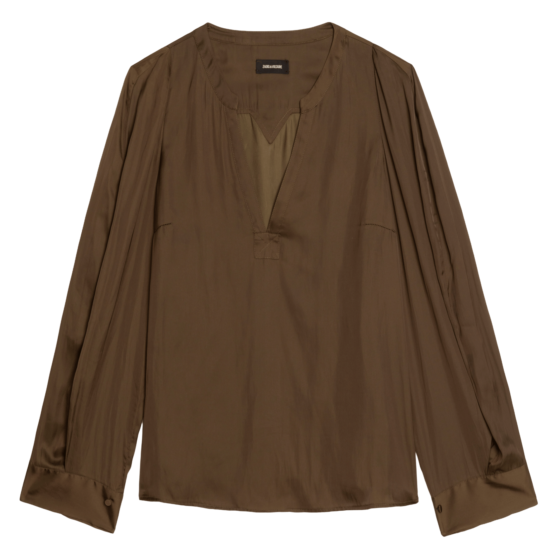 Blouse col tunisien torny ZADIG&VOLTAIRE Vert