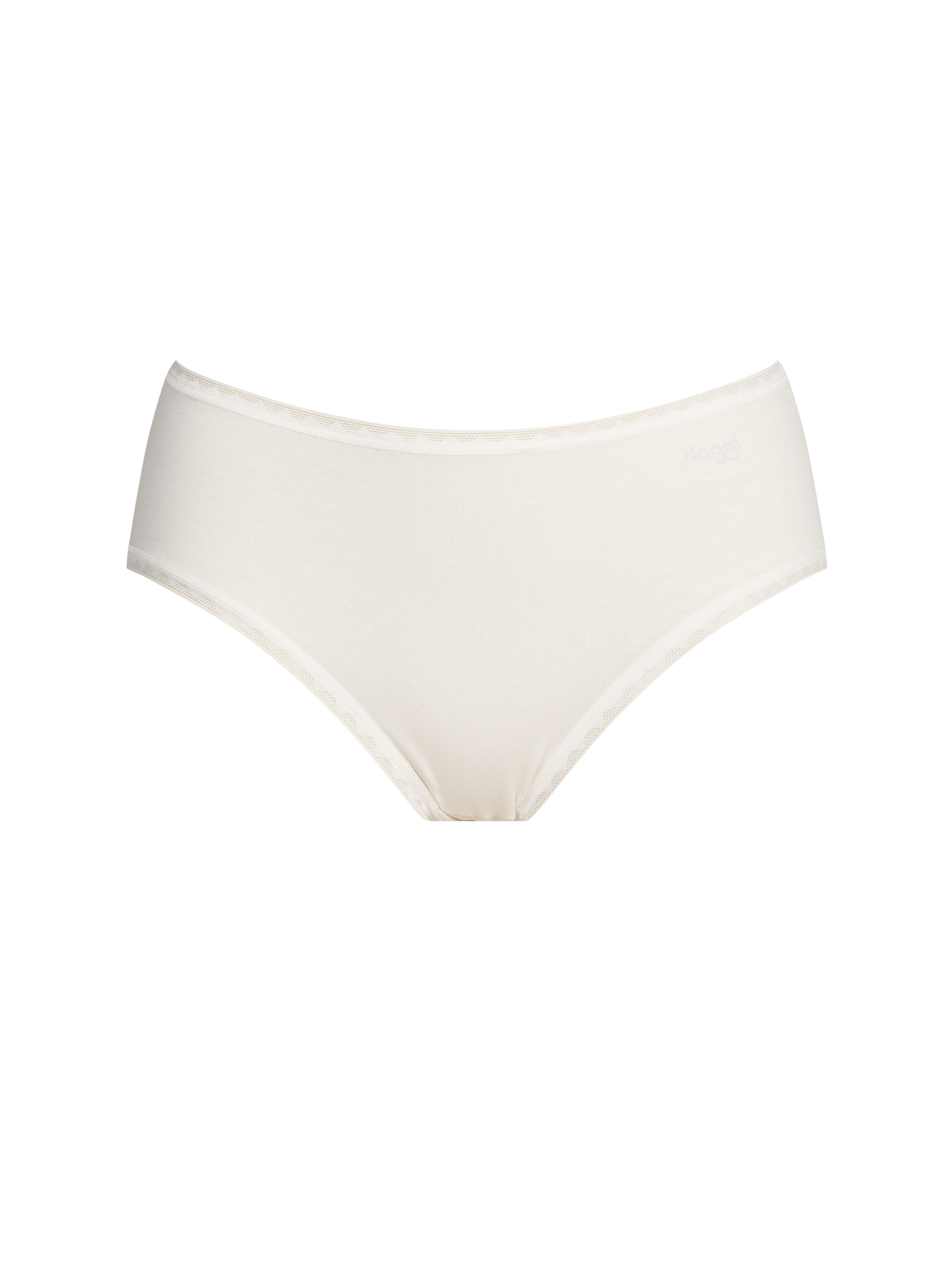 Pack mit 2 einfarbigen Slips aus Baumwollmischung SLOGGI Beige