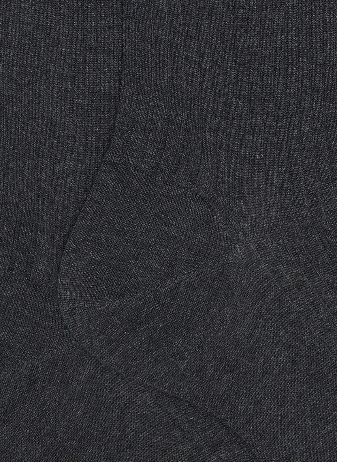 Chaussette mi hautes côtelées en coton DORÉ DORÉ Gris