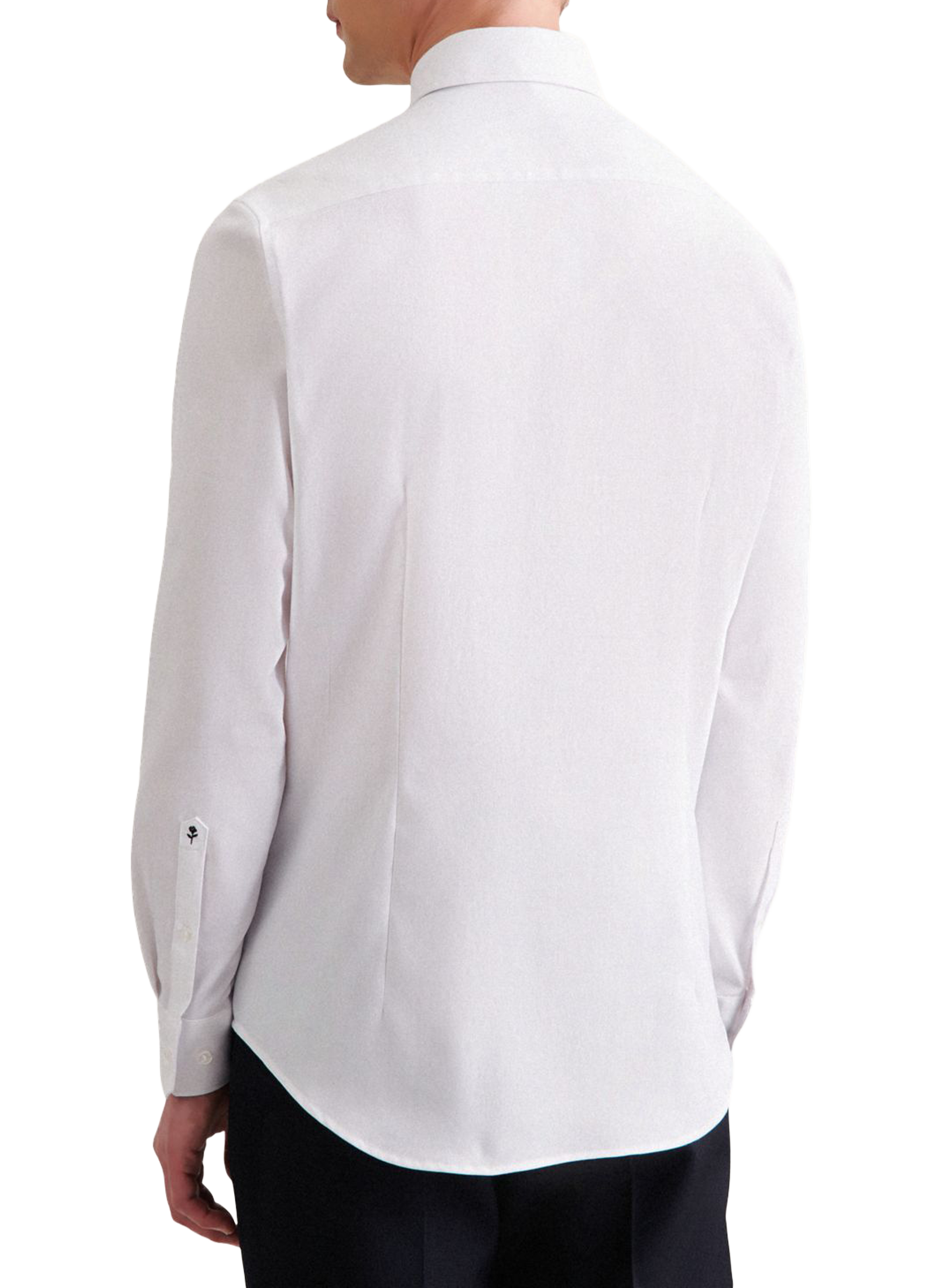 Cotton poplin shirt White