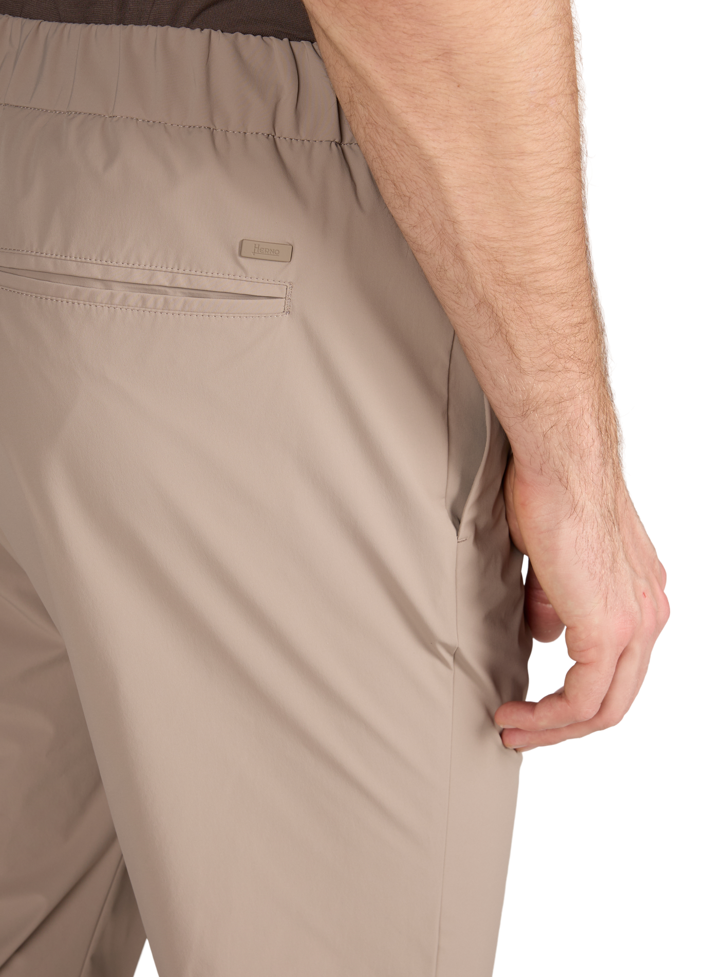 Solid 7/8 pants HERNO Beige