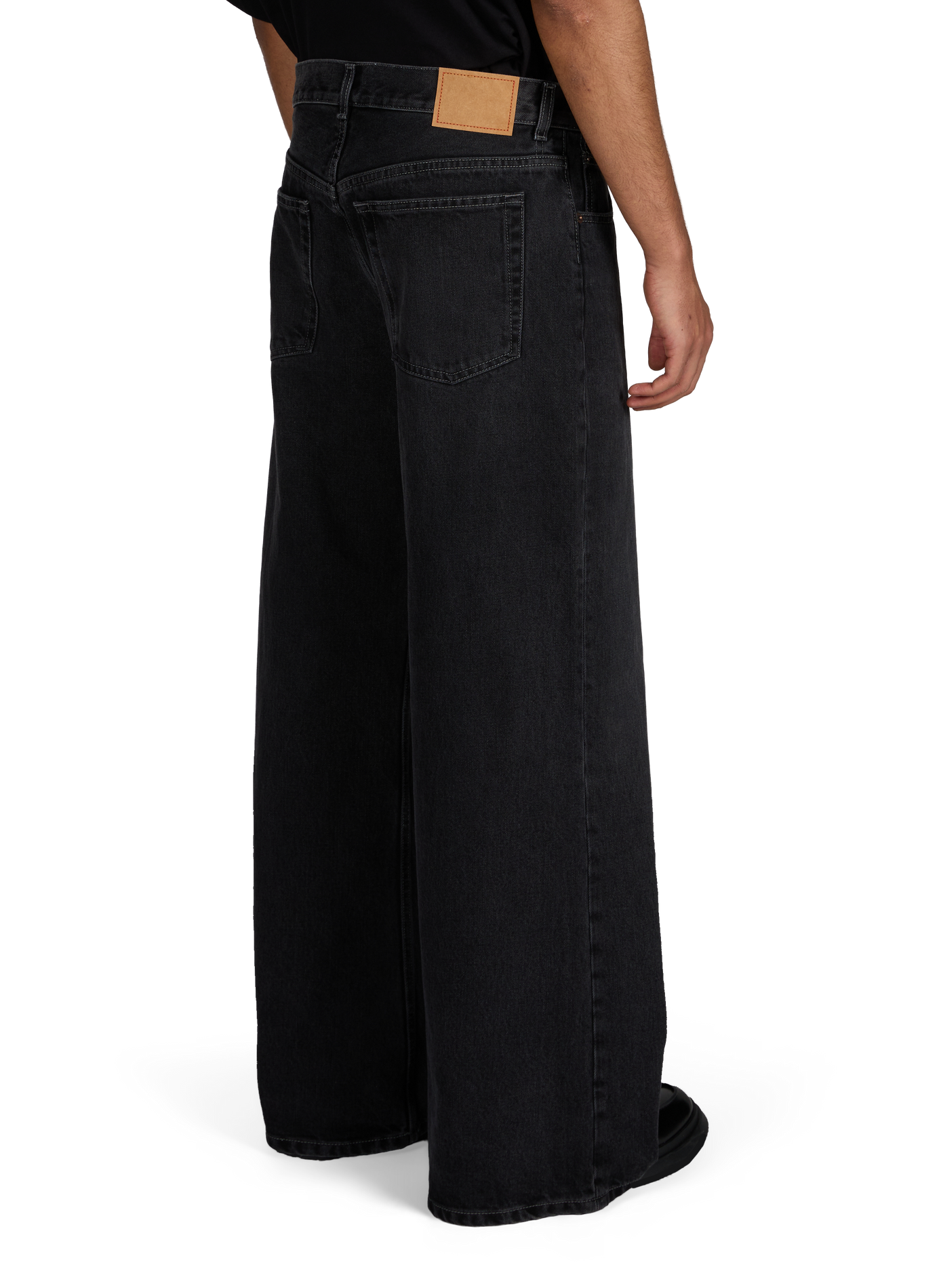 Wide-leg Gion cotton jeans JEANERICA DENIM Grey