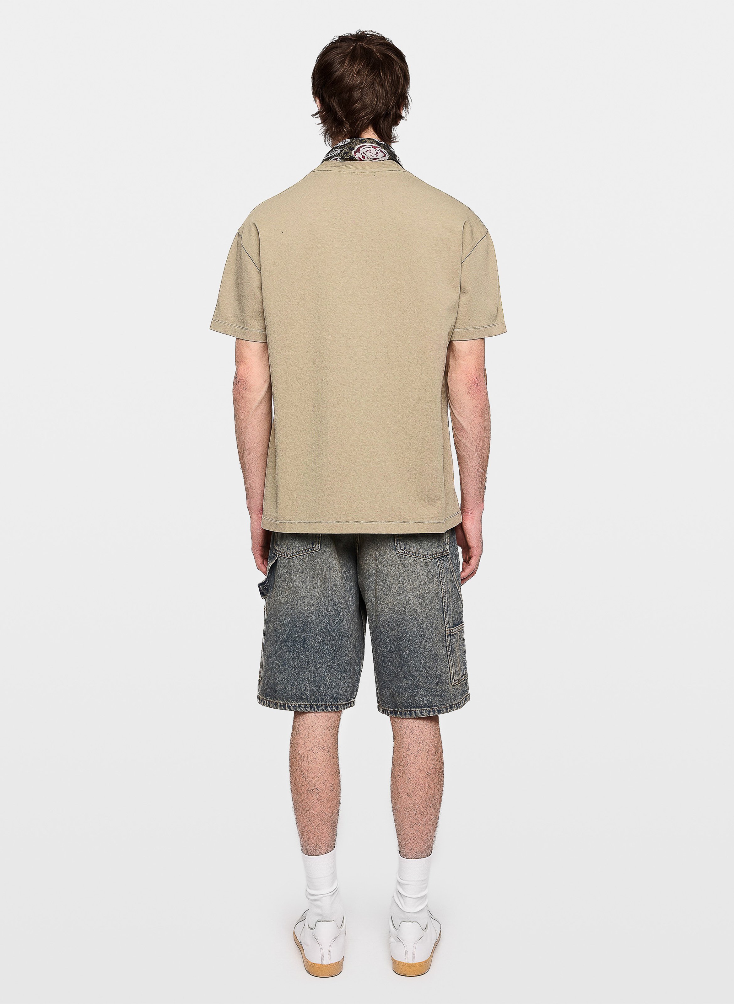 Tee-shirt col rond en coton bio teddy ZADIG&VOLTAIRE Beige