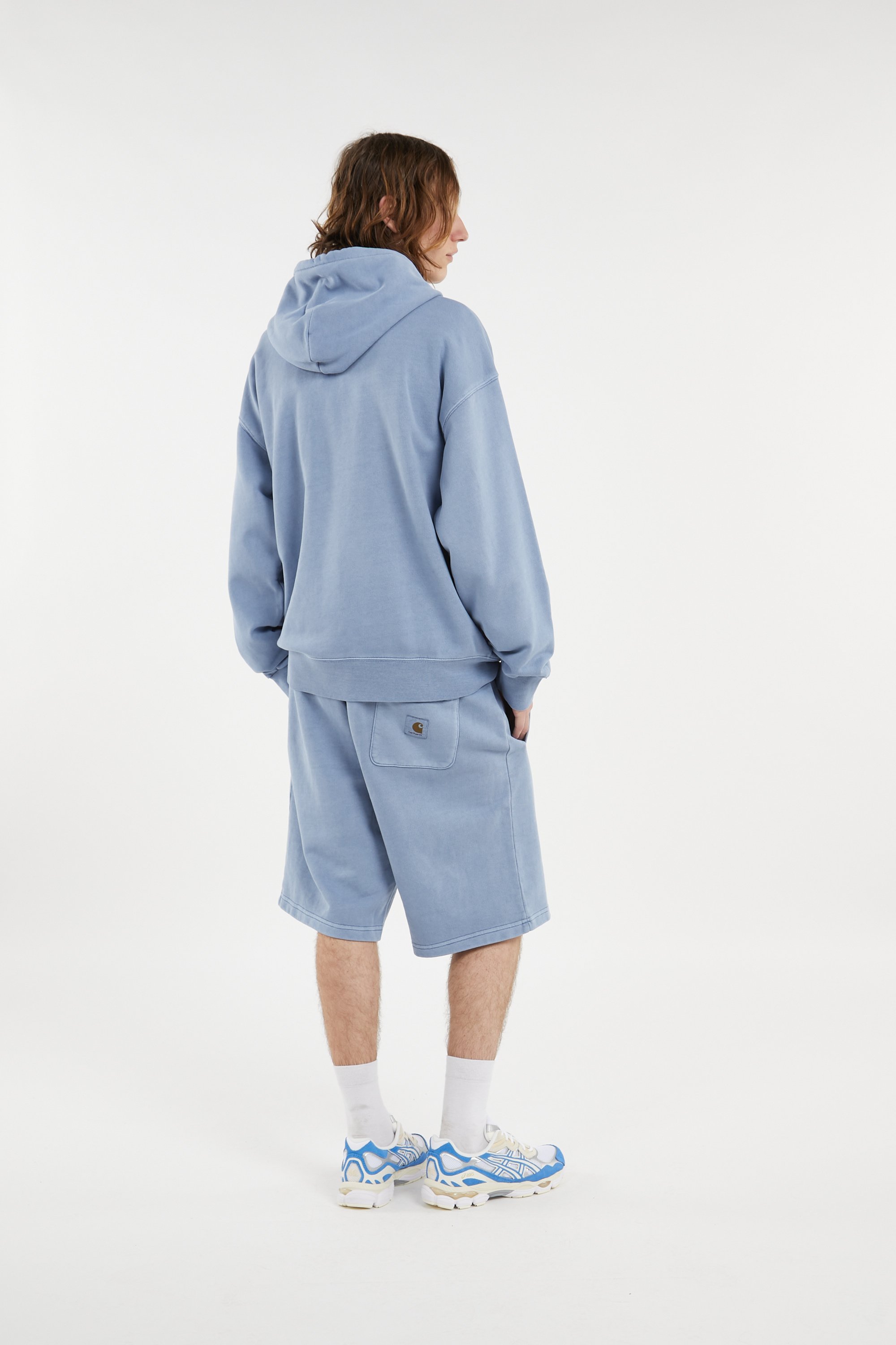 Hoodie zippé hooded nelson CARHARTT WIP Bleu