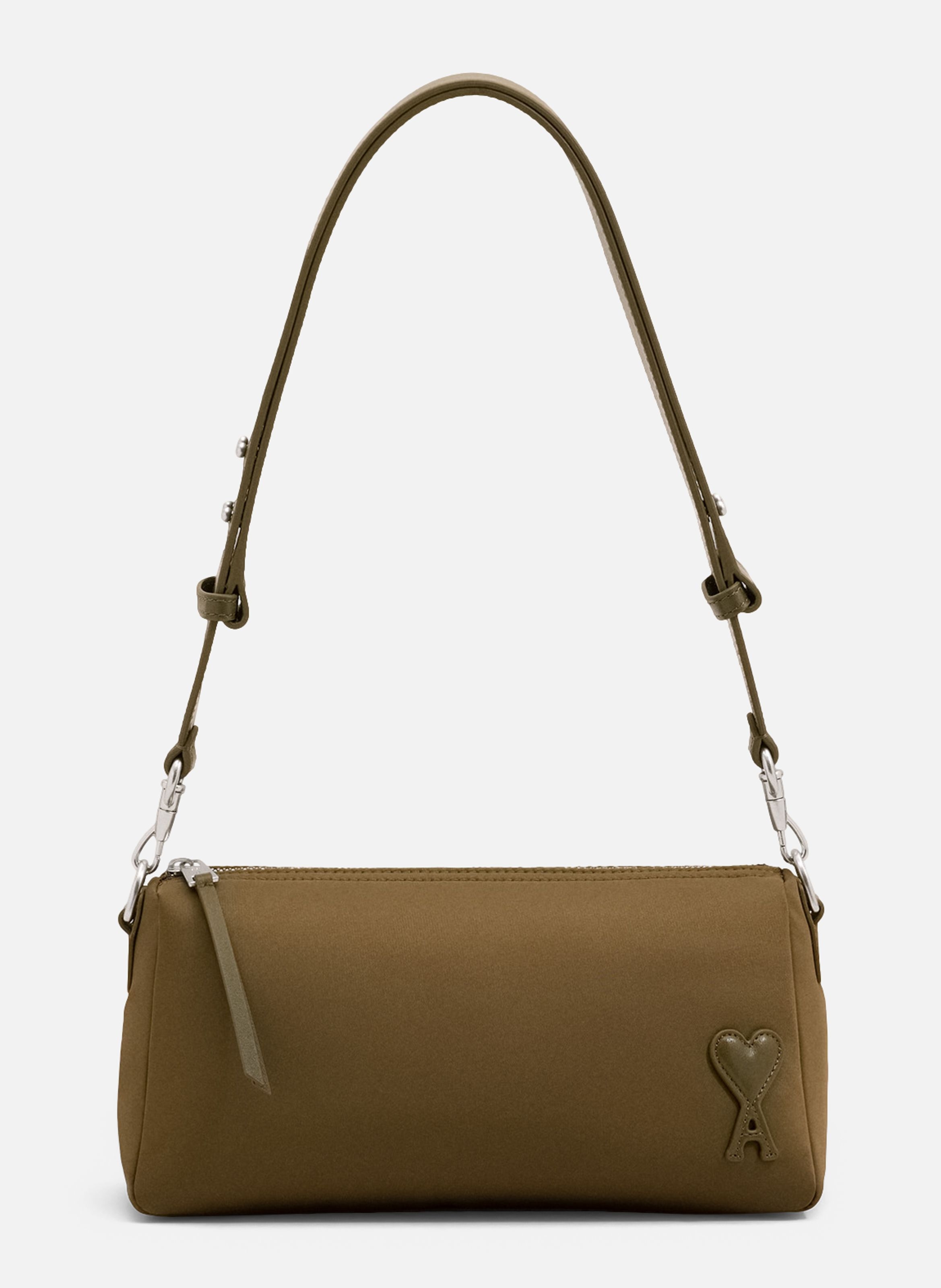 Sac marcel unisexe en nylon AMI PARIS Marron