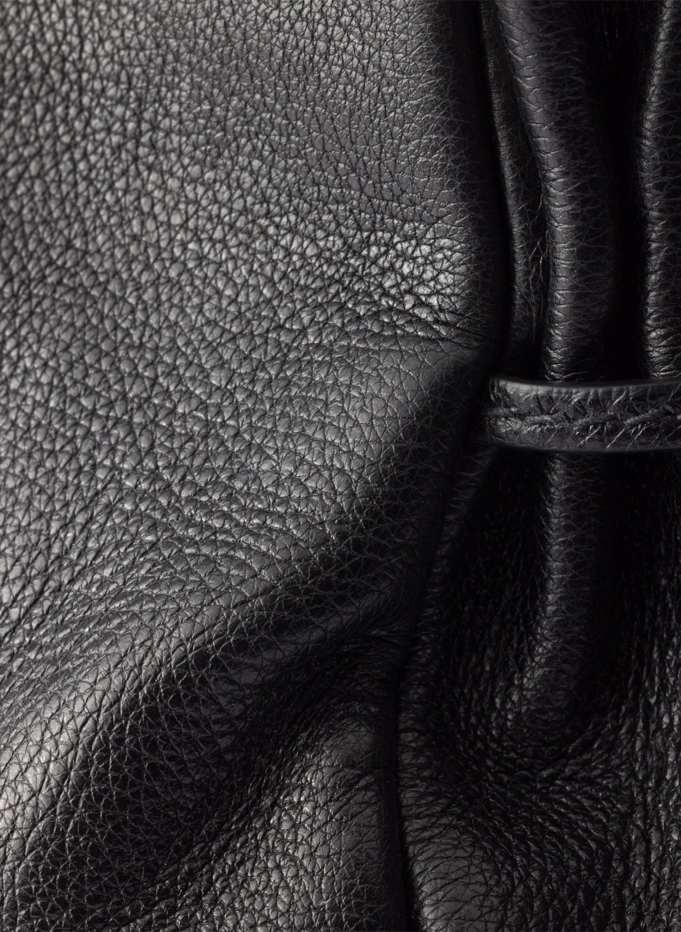 Cabas prada bonnie en cuir vieilli de taille moyen PRADA Noir