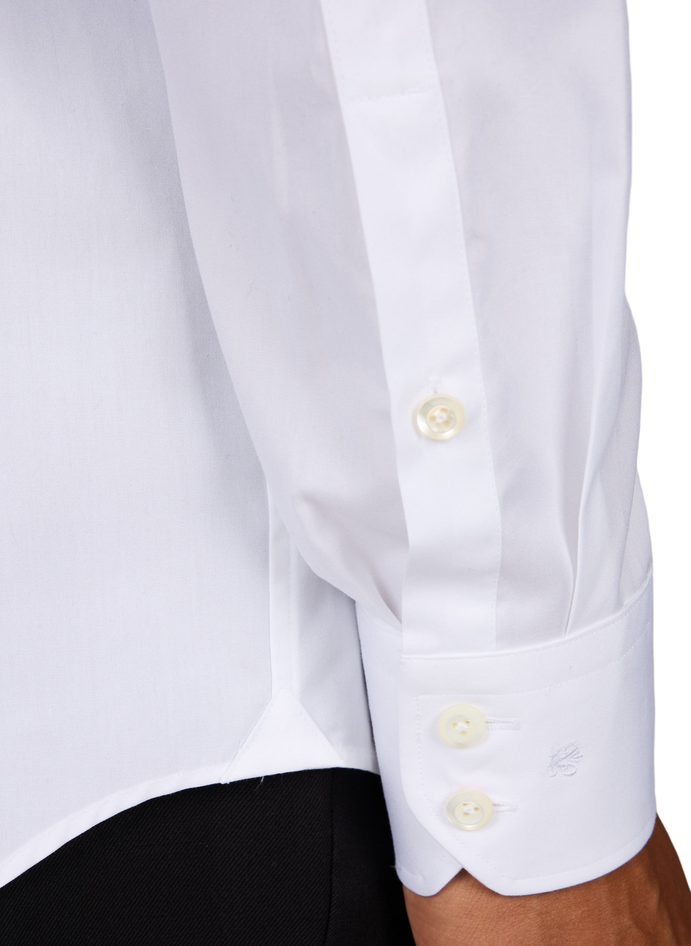 Chemise slim en coton VAN LAACK Blanc
