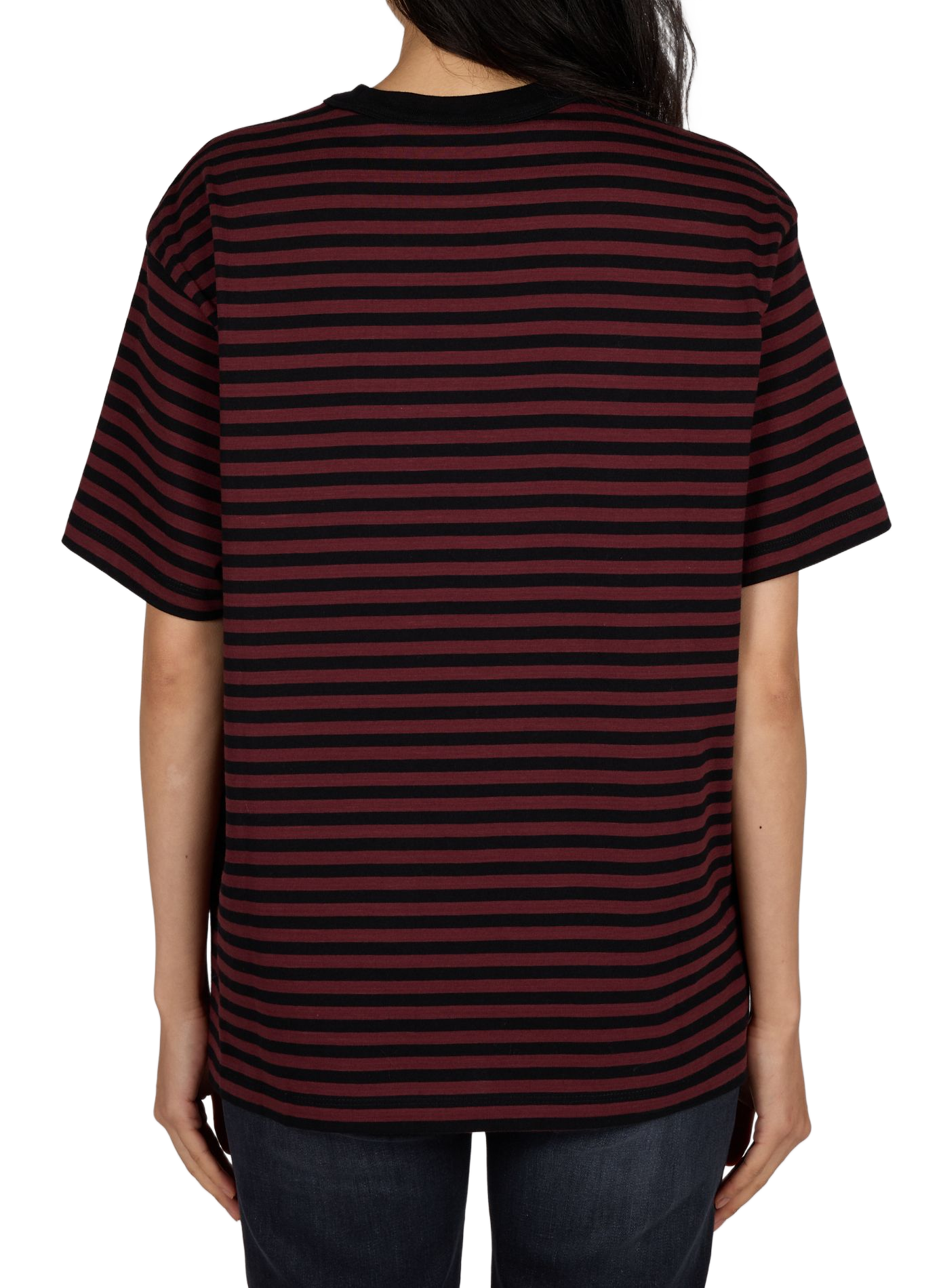 Straight fit striped cotton Essy t-shirt CARHARTT WIP Multicolour
