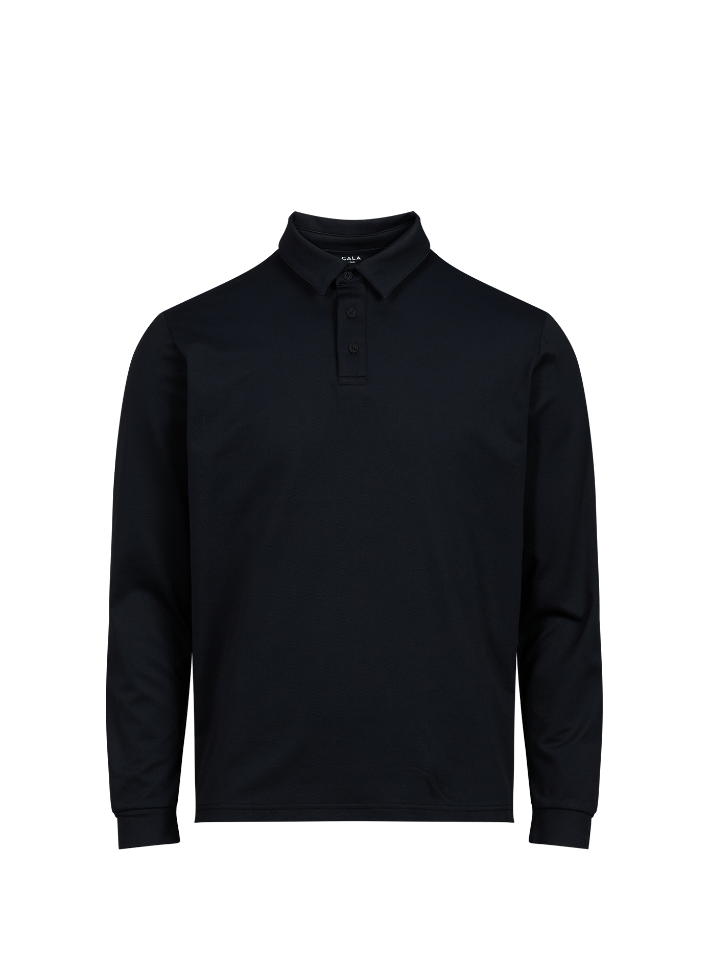 Long-sleeved polo shirt 1789 CALA Black