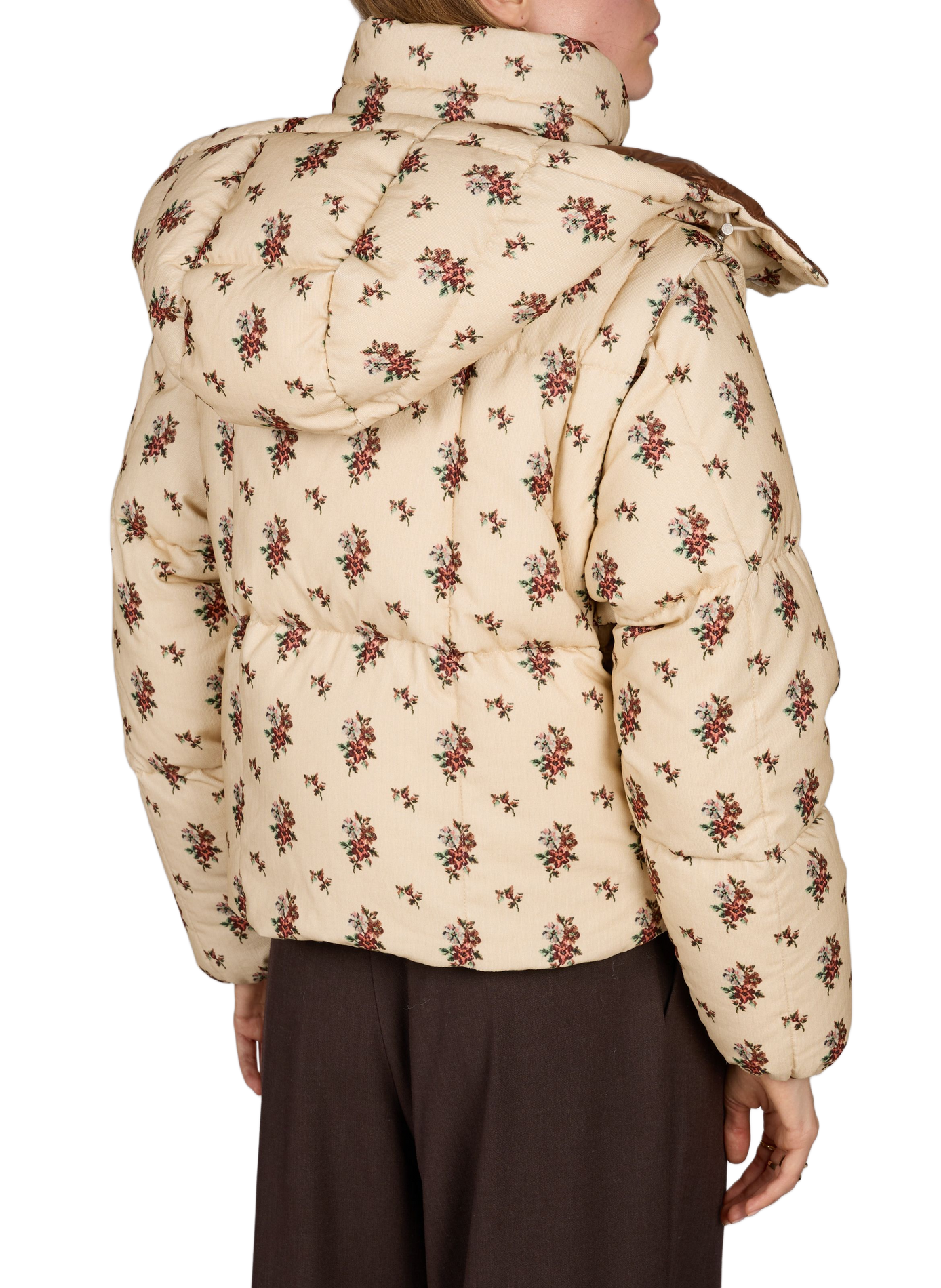 Plumífero Torcol acolchado estampado MONCLER Blanco