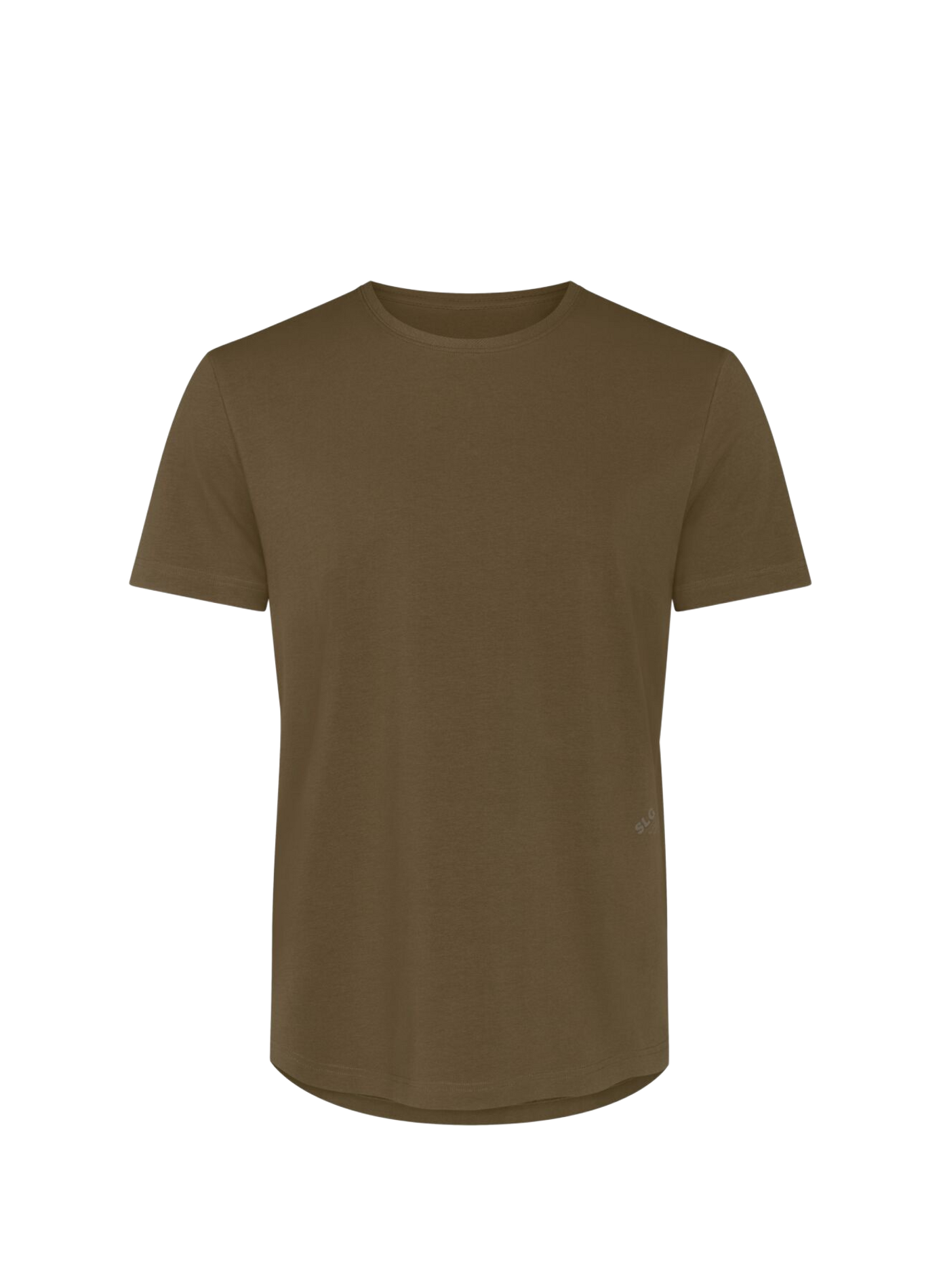 Tee-shirt col rond en coton mélangé