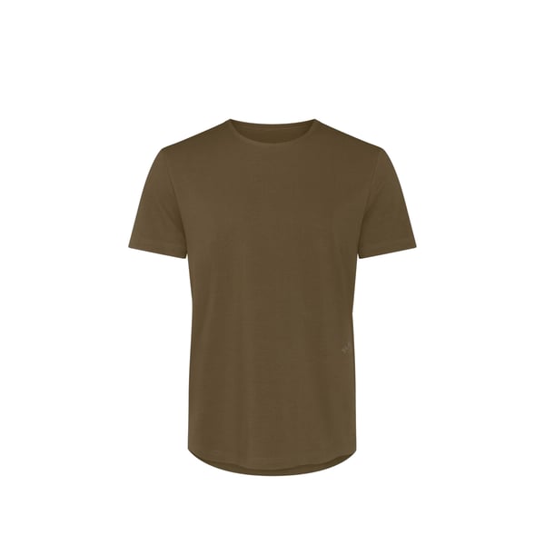 Tee-shirt col rond en coton mélangé Tee-shirt col rond en coton mélangé