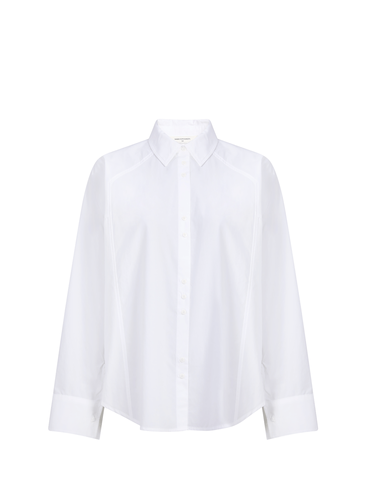 Susana Selmina Oversized Cotton-Blend Shirt MSCH White