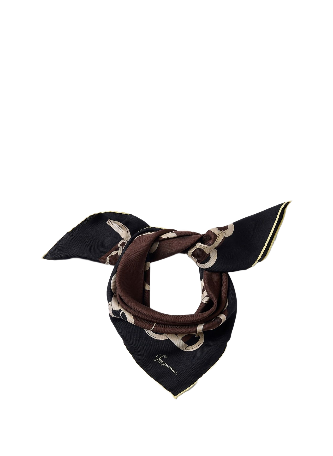 Le foulard Pampille en soie JACQUEMUS Multicolour
