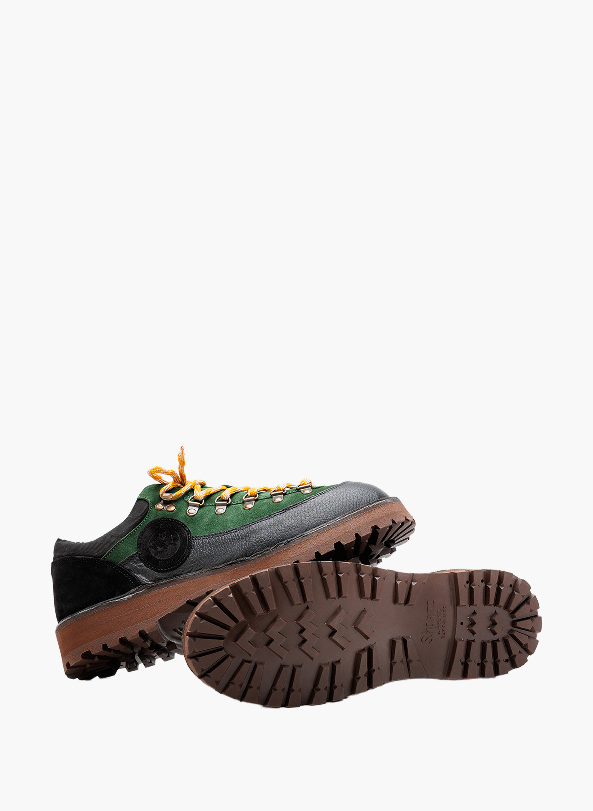 Bottines glacier en daim NAKED WOLFE Vert