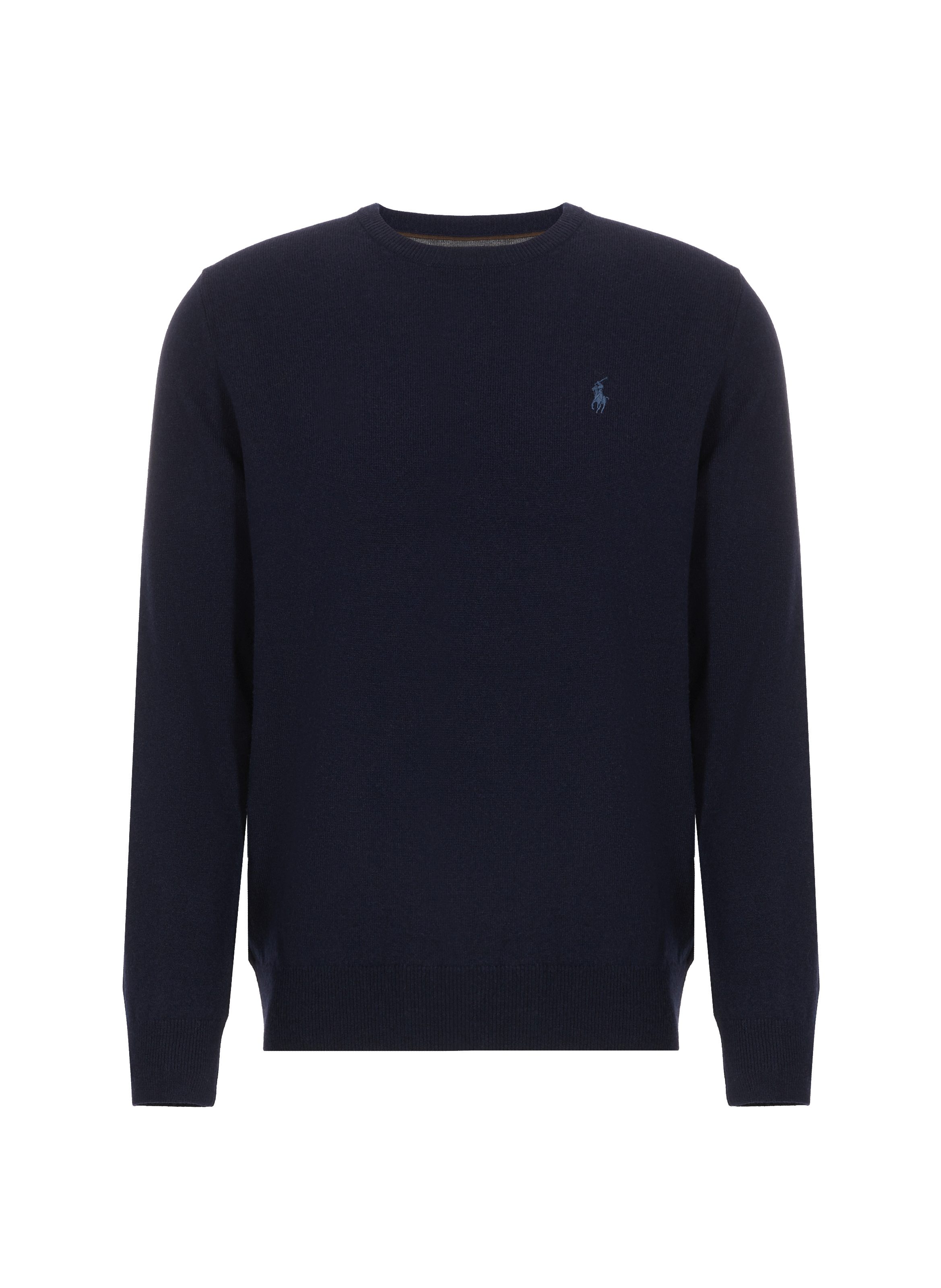 Pull col rond en laine